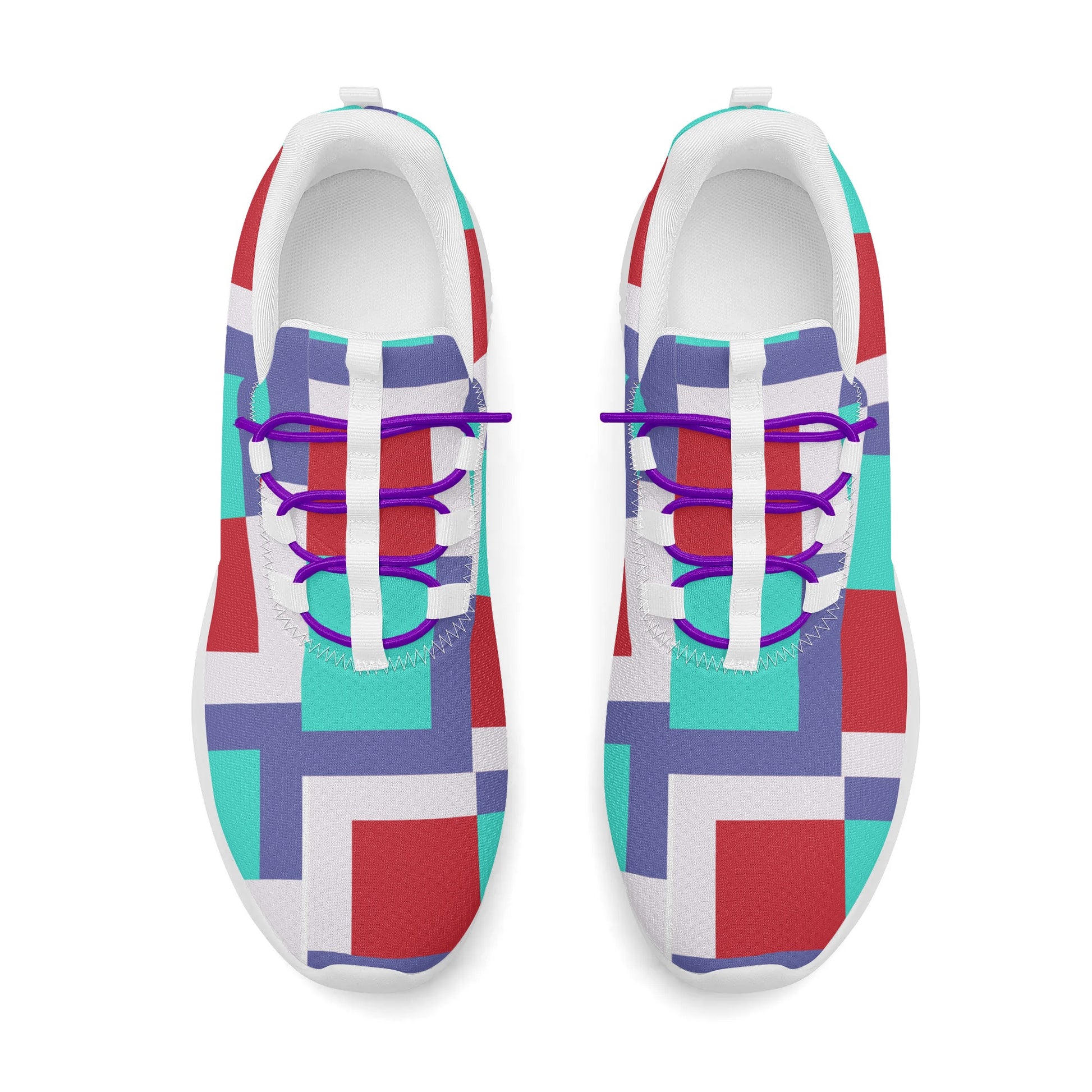 Summer Fun Lace Up Running Shoes for Women - Breathable and Stylish - Misfit Marketing Design Studios