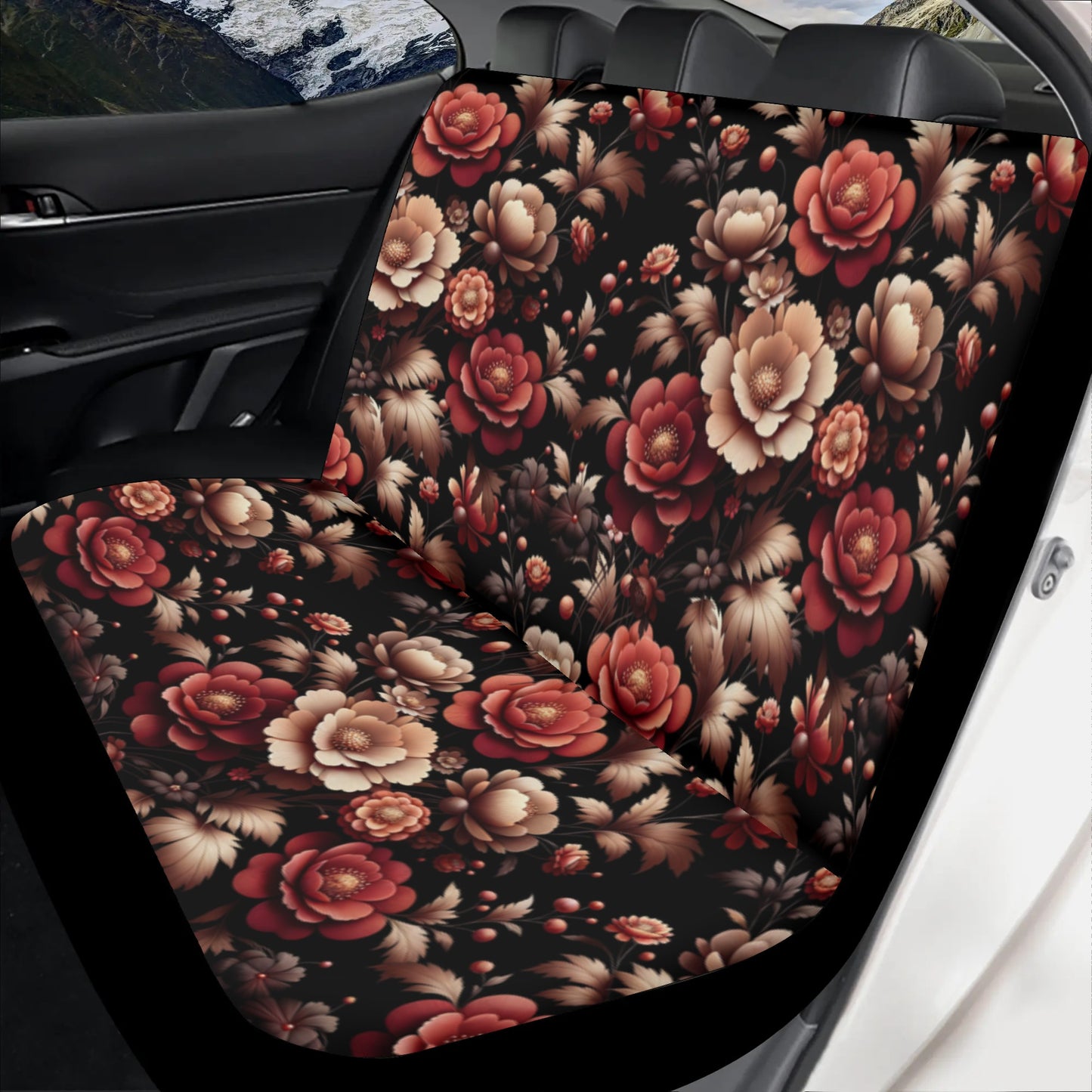 Lightweight Floral Car Seat Cover Set - Stylish Protection for Your Vehicle - Misfit Marketing Design Studios