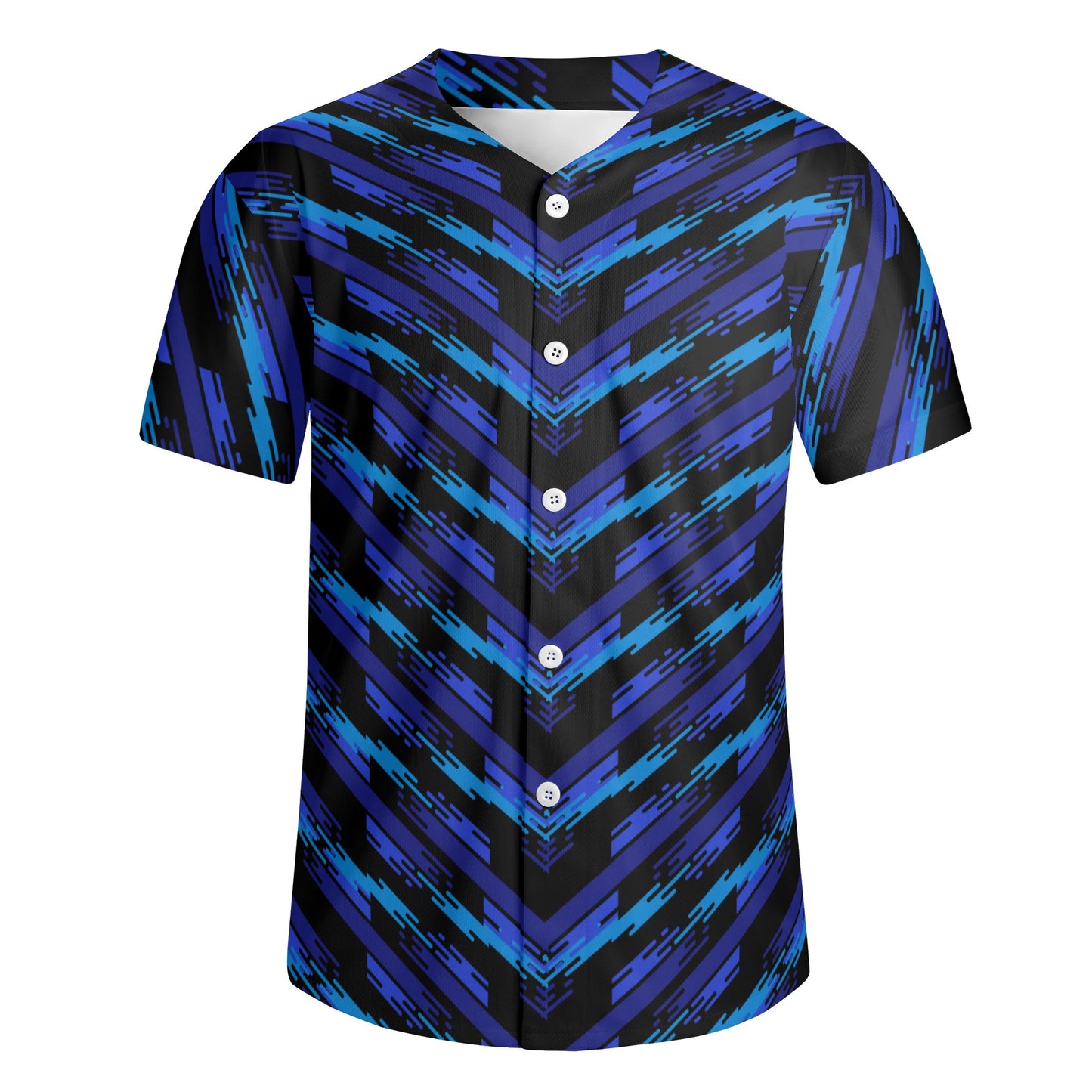 Men's Blue and Black short sleeve shirt- Lightweight  Comfortable - Misfit Marketing Design Studios