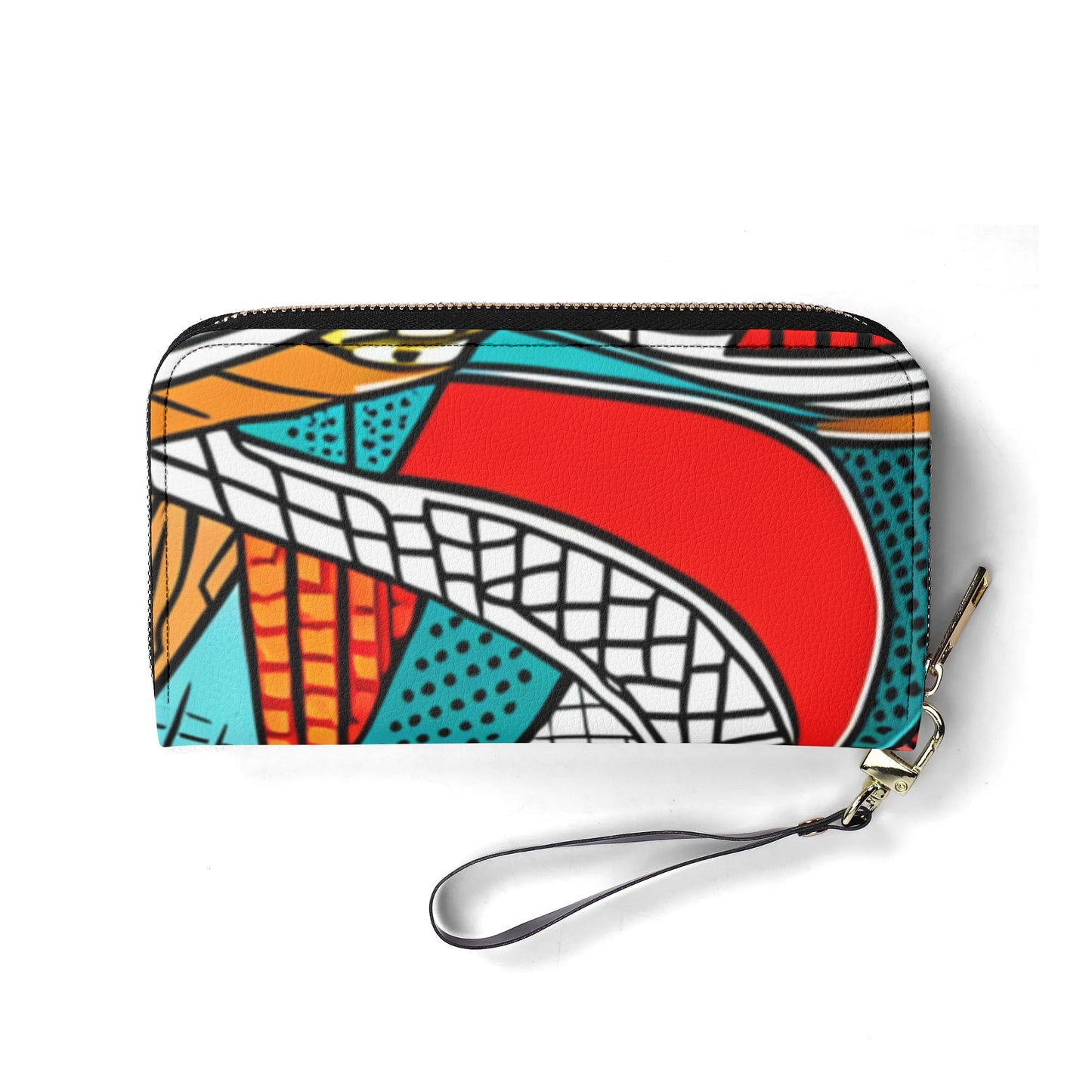 Colorful Abstract PU Leather Wallet