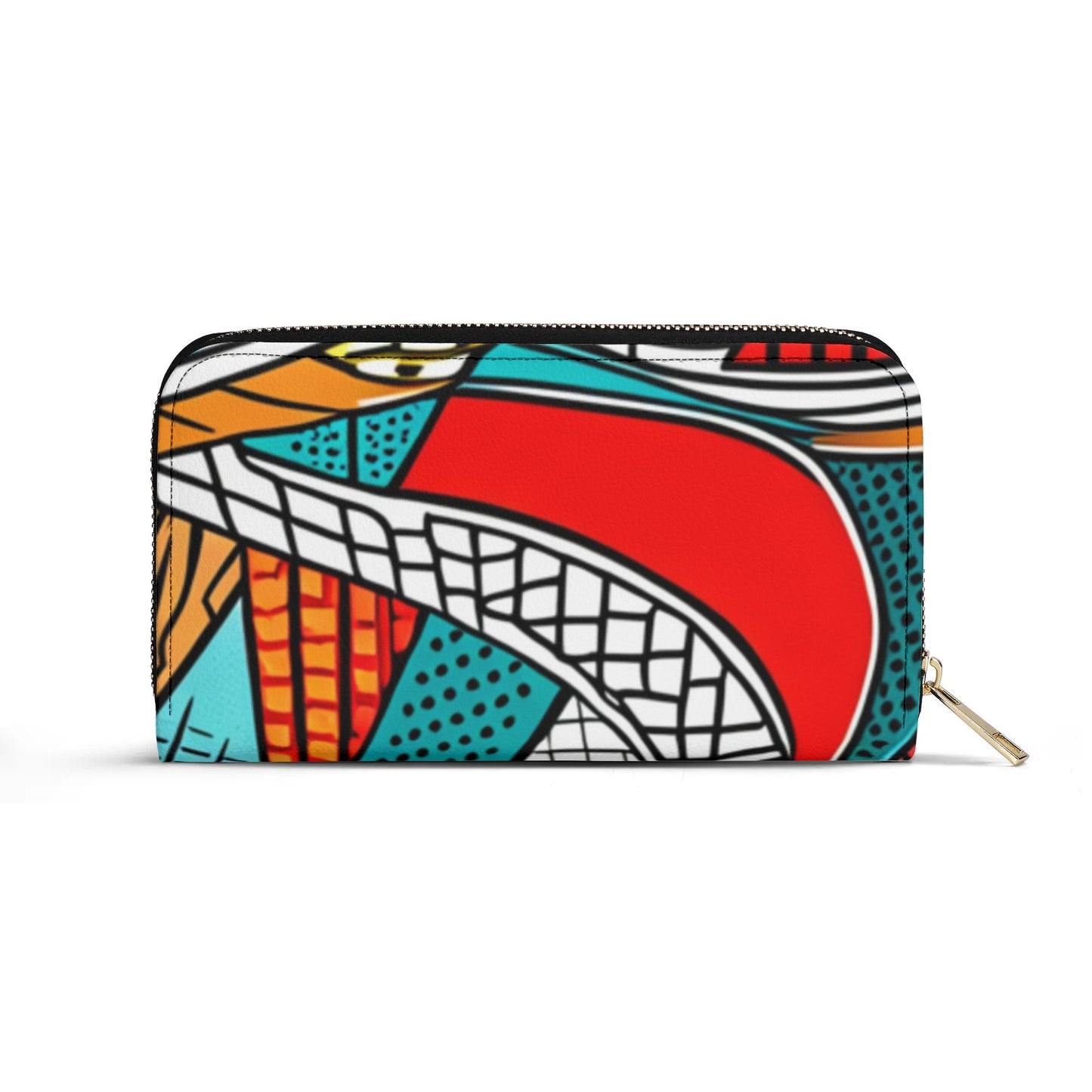 Colorful Abstract PU Leather Wallet