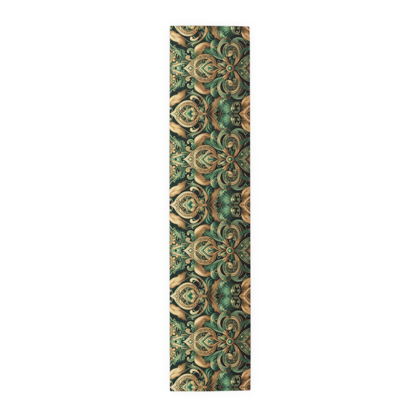 Ornate Emerald Table Runner