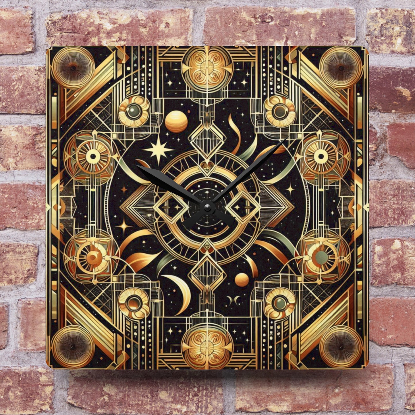 Space and Time Acrylic Wall Clock