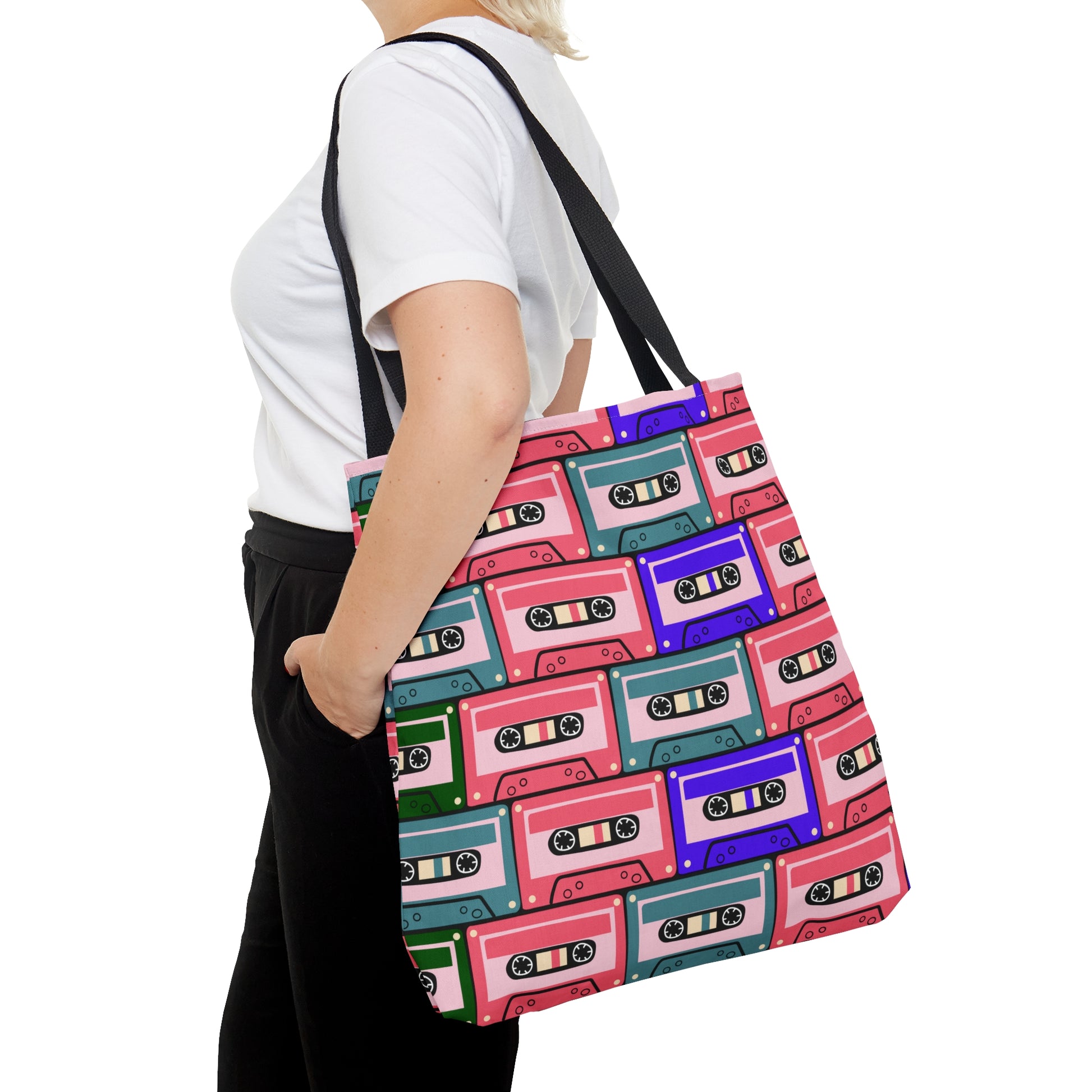 Cassette Tapes Tote Bag - Misfit Marketing Designs