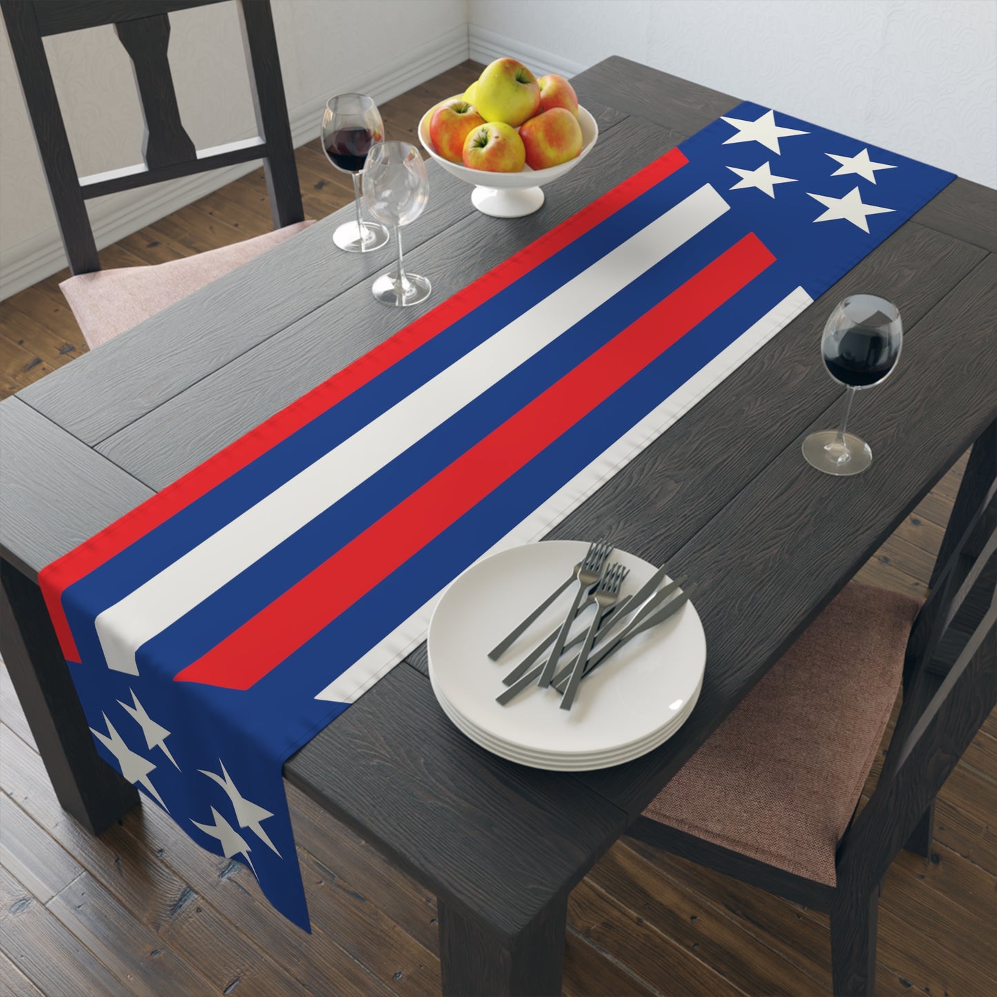 Stars & Stripes Table Runner - Misfit Marketing Designs