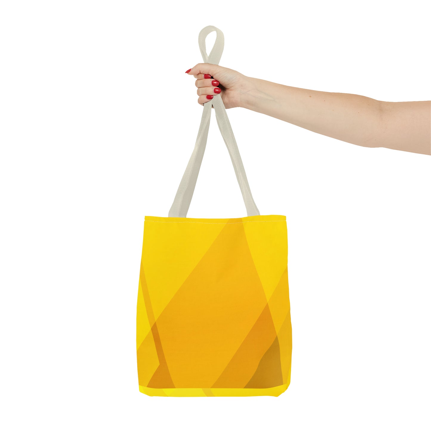 Golden Yellow Abstract Spring Tote - Vibrant Stylish and Perfect for the Season - Misfit Marketing Design Studios