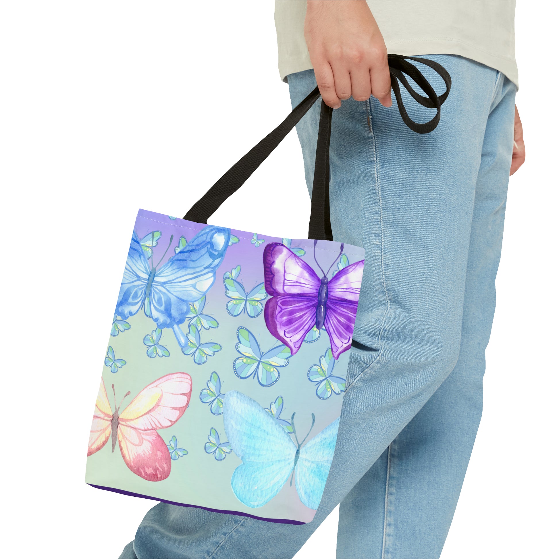 Pastel Butterfly Tote Bag - Soft and Stylish for Every Occasion - Misfit Marketing Design Studios