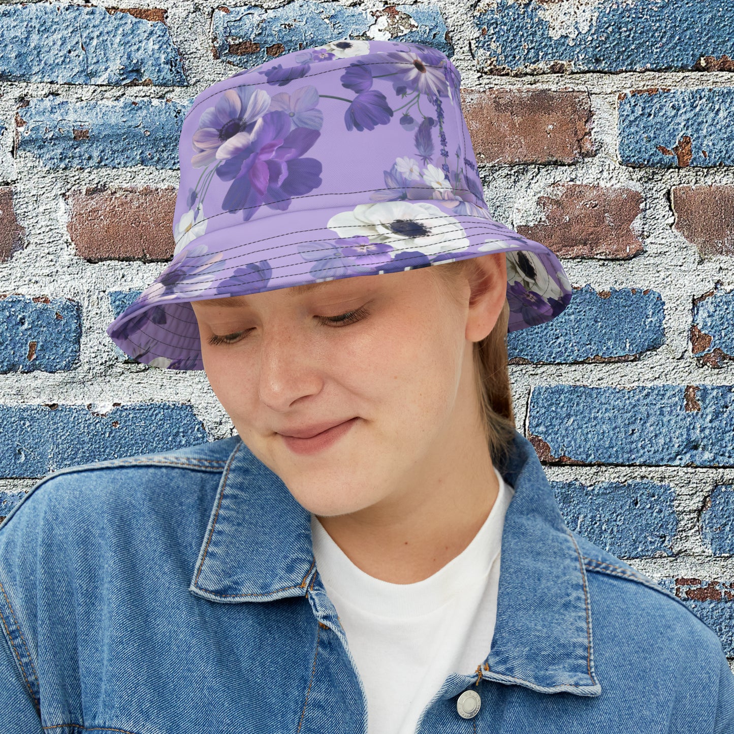 Lilac Summer Fashion Bucket Hat - Must-Have Accessory for Your Summer Wardrobe - Misfit Marketing Design Studios