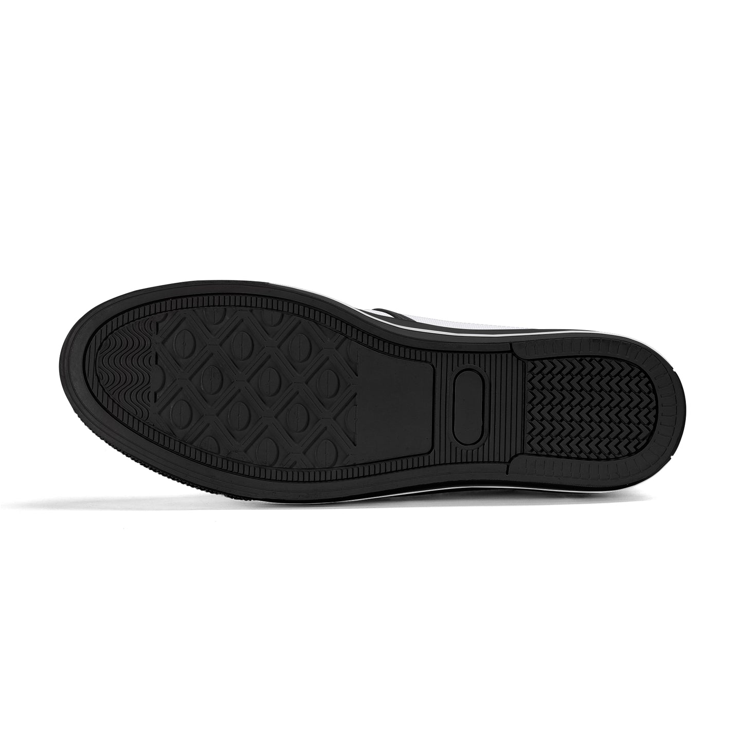 Mens Abstract Hearts Slip On Shoes