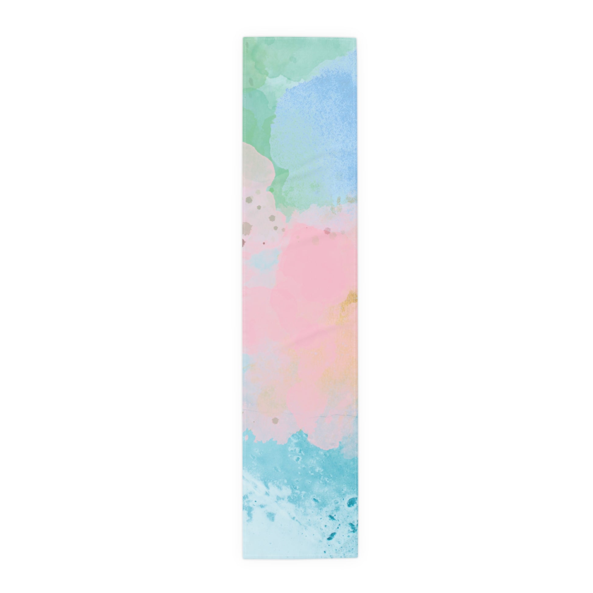 Soft Pastel Abstract Table Runner - Beautiful Home Decor Accessory - Misfit Marketing Design Studios