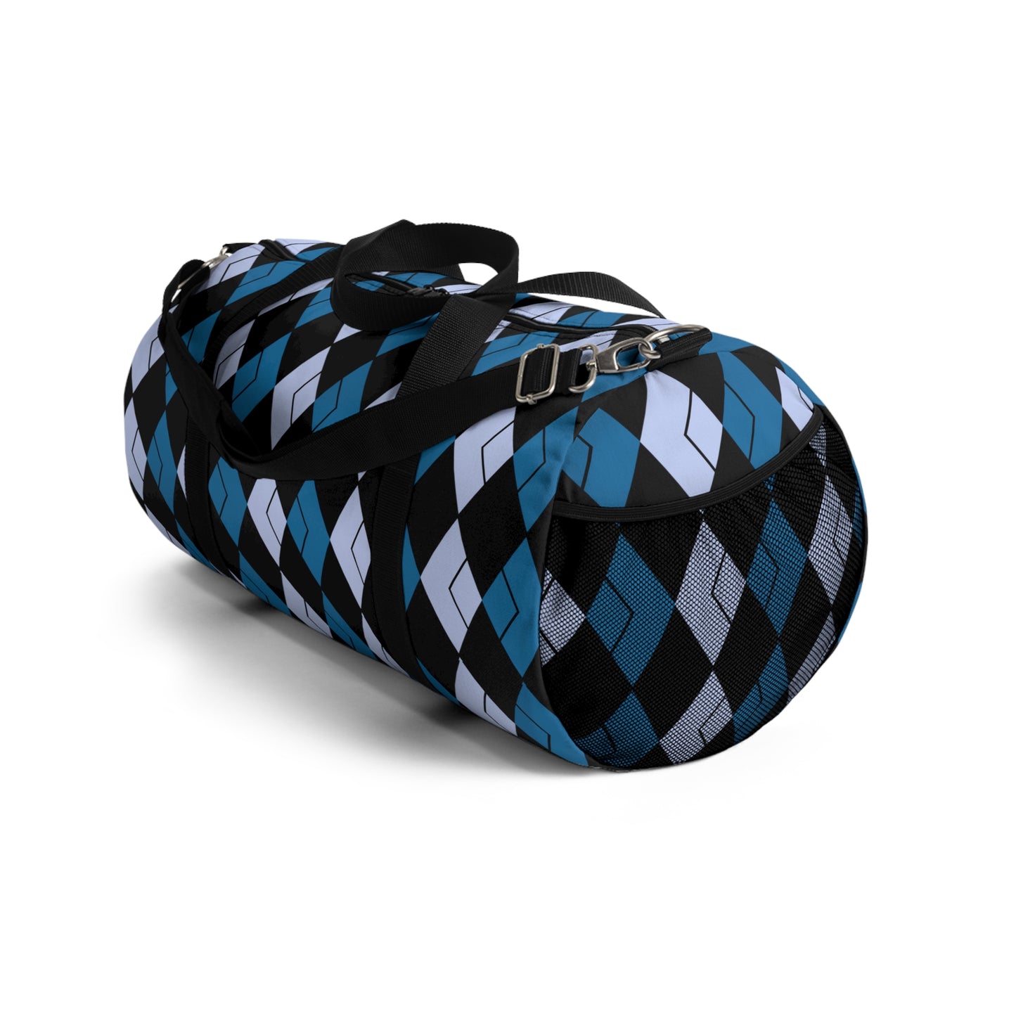 Teal Argyle Duffel Bag - Perfect for Travel and Adventure - Misfit Marketing Design Studios