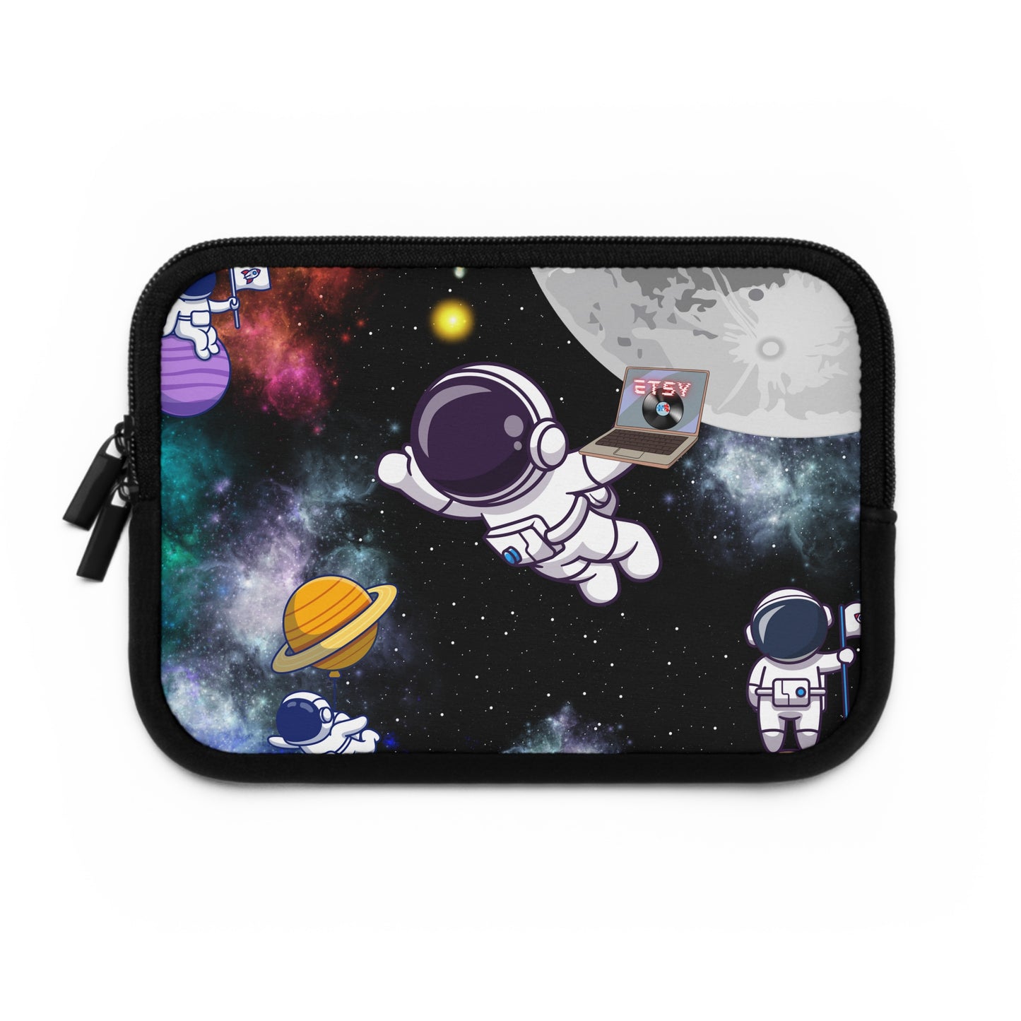 Junior Astronauts Laptop Sleeve - Misfit Marketing Designs