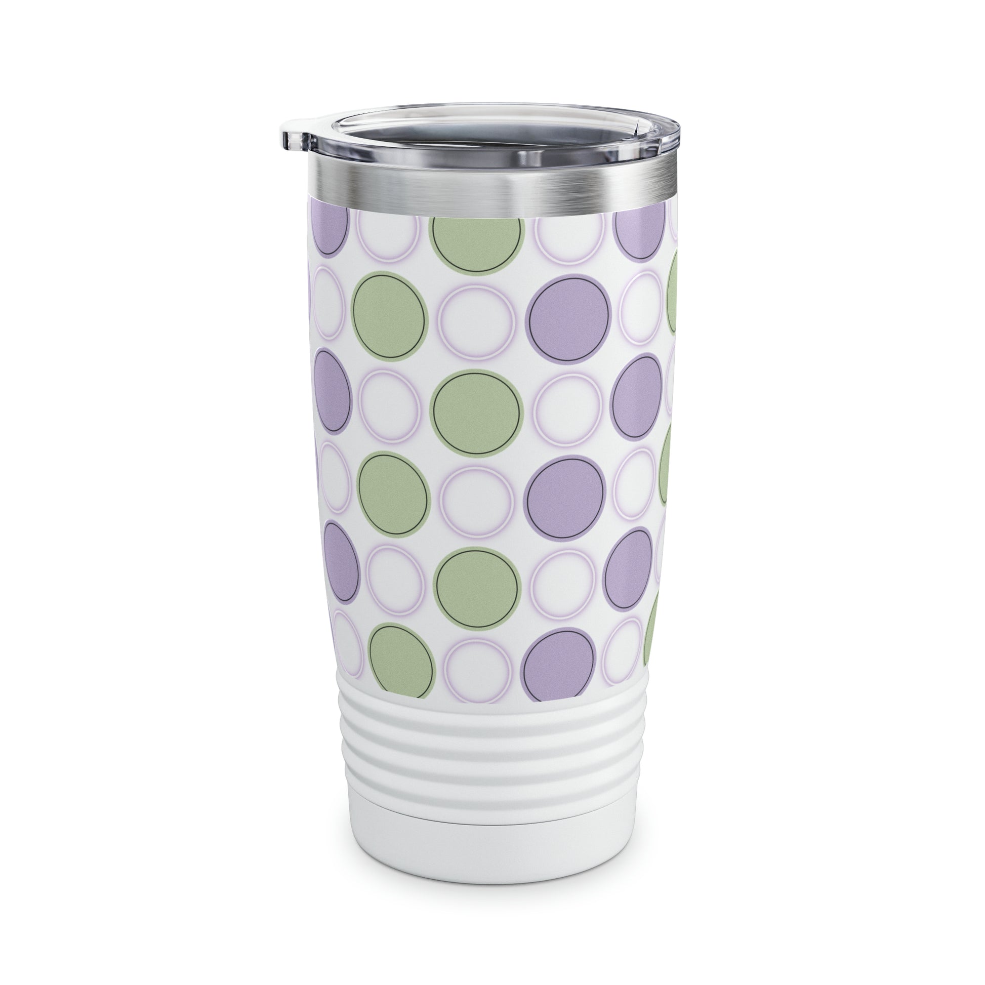 Spring Polka Dot Tumbler - Ringneck Design - Perfect for On-The-Go - Misfit Marketing Design Studios