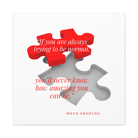 Matte Stretched Quote Canvas - Misfit Marketing Design Studios