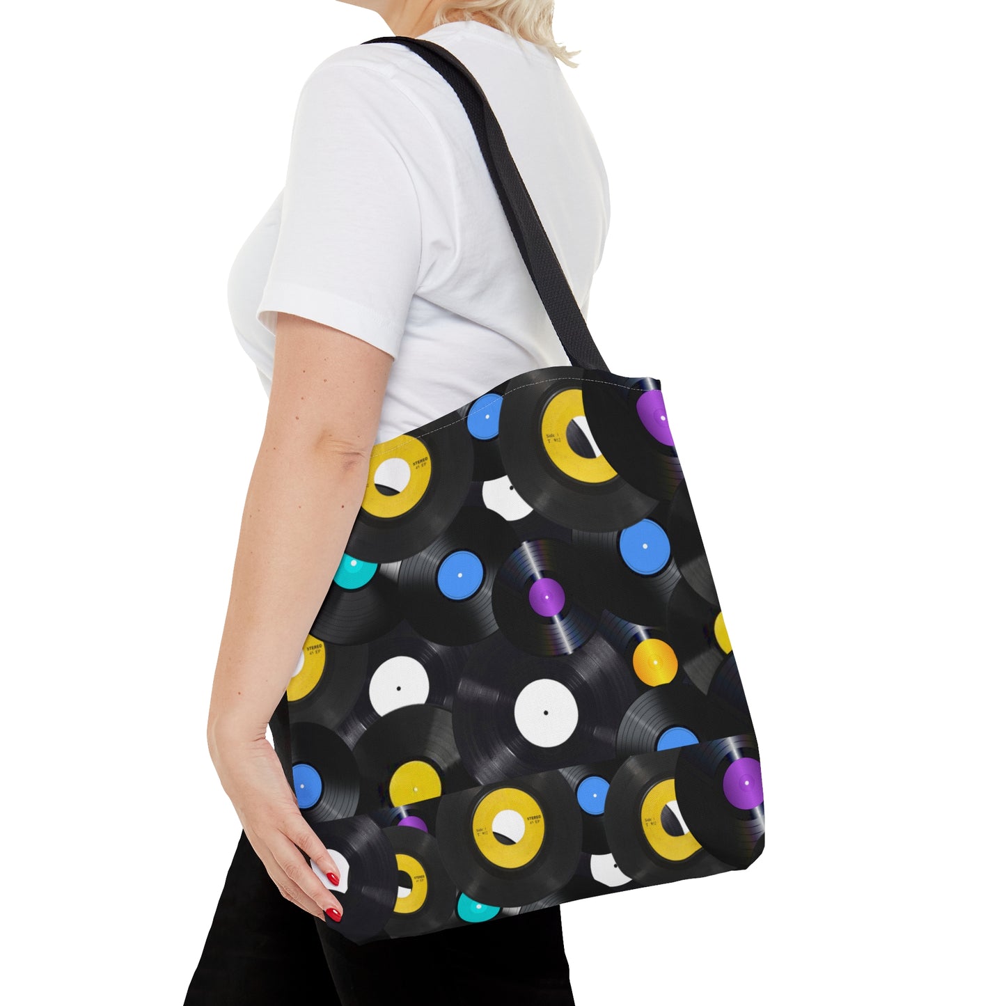 Vinyl Records Tote bag - Misfit Marketing Designs