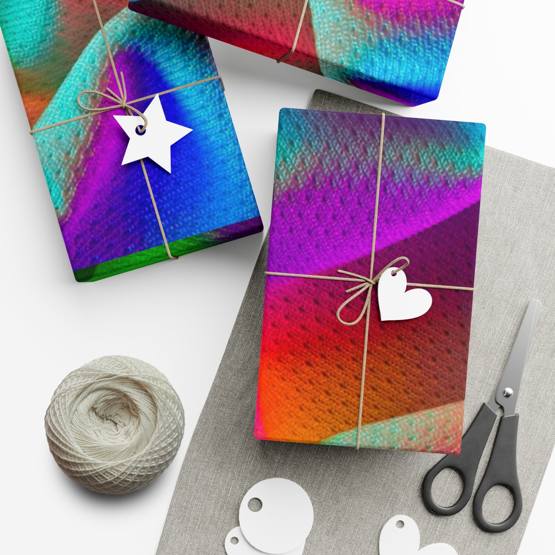 Multi Colorful Gift Wrap Paper - Misfit Marketing Design Studios