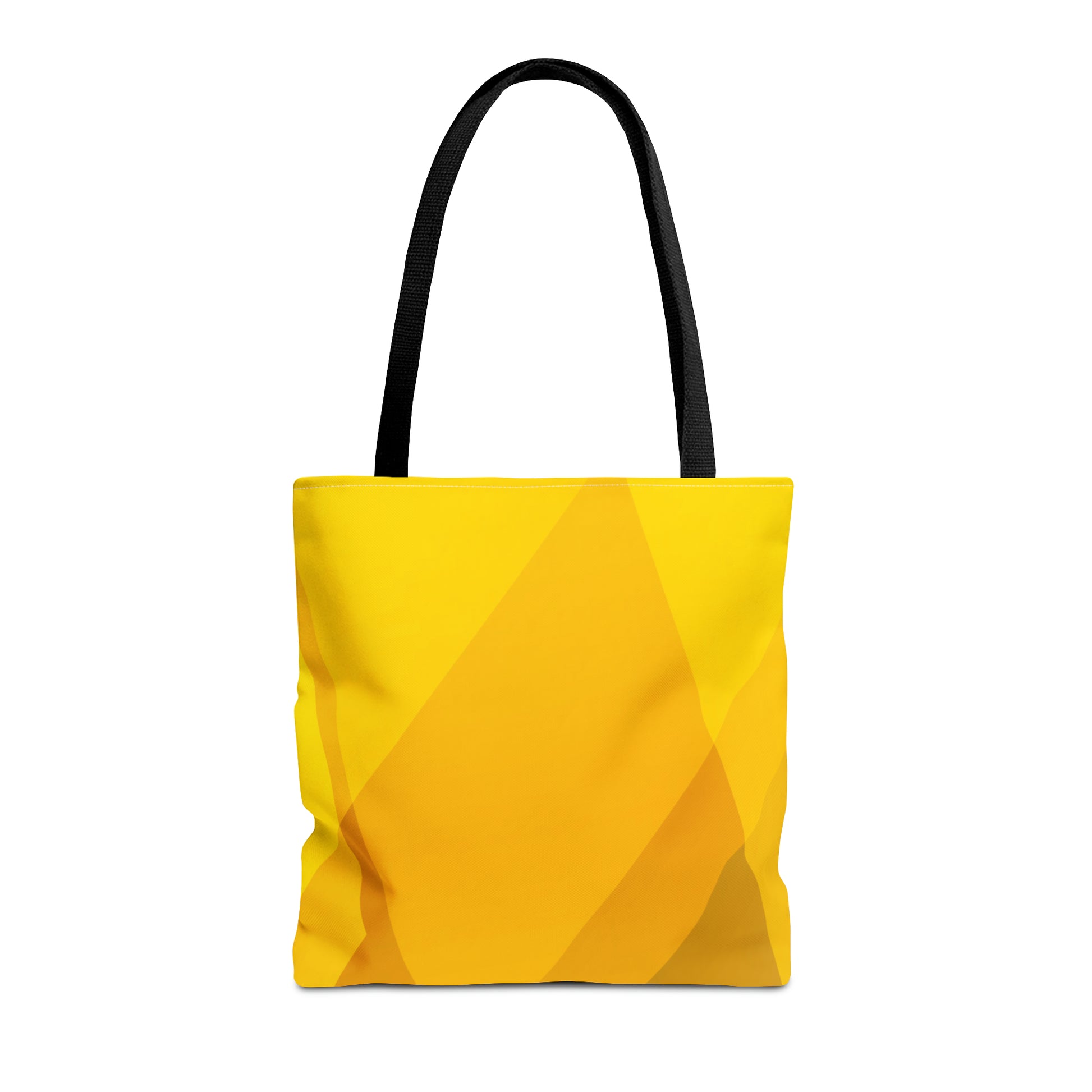 Golden Yellow Abstract Spring Tote - Vibrant Stylish and Perfect for the Season - Misfit Marketing Design Studios