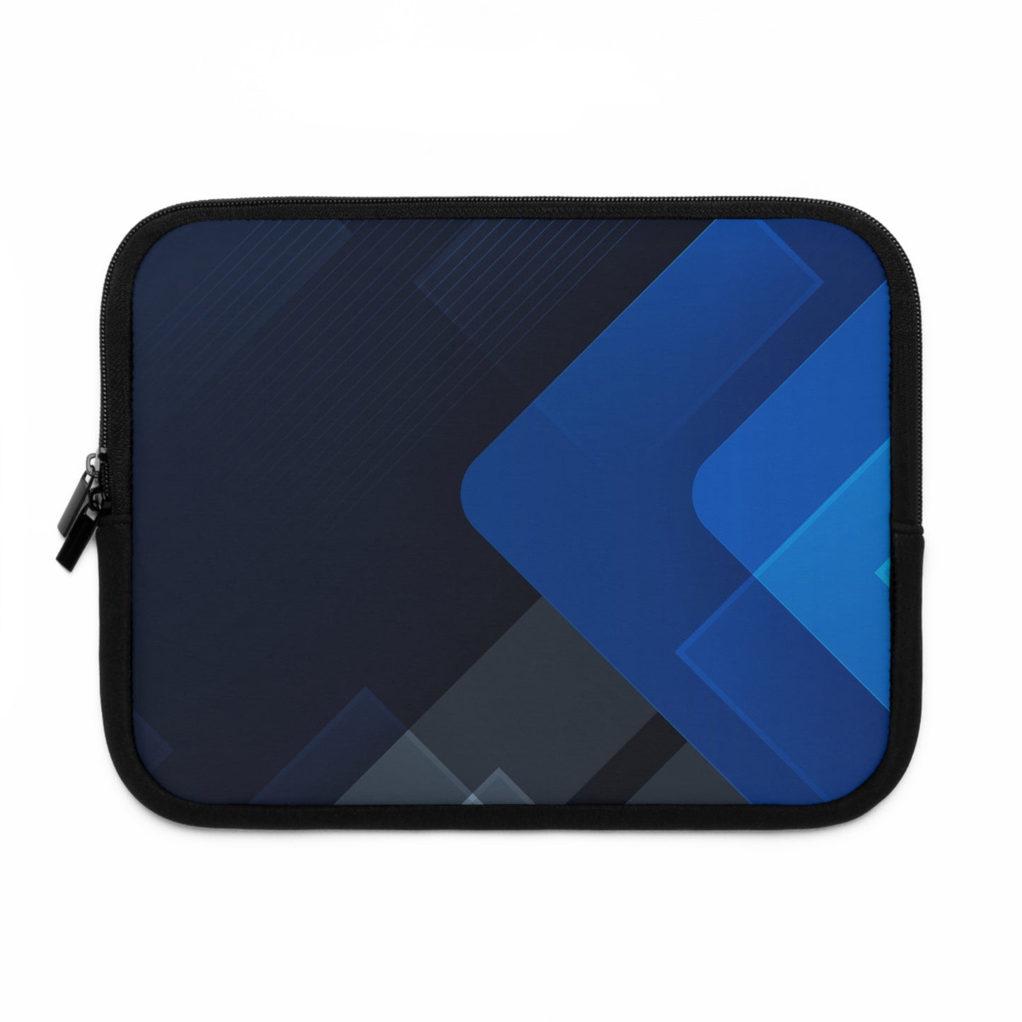 Abstract Dark Blue Laptop Sleeve - Protective and Stylish - Misfit Marketing Design Studios