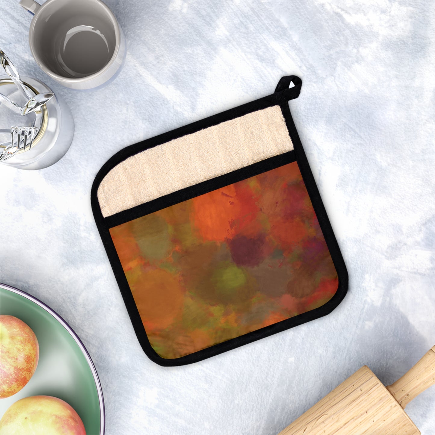 Handcrafted Copper Abstract Pot Holder - Stylish and Functional Kitchen Accessory - Misfit Marketing Design Studios