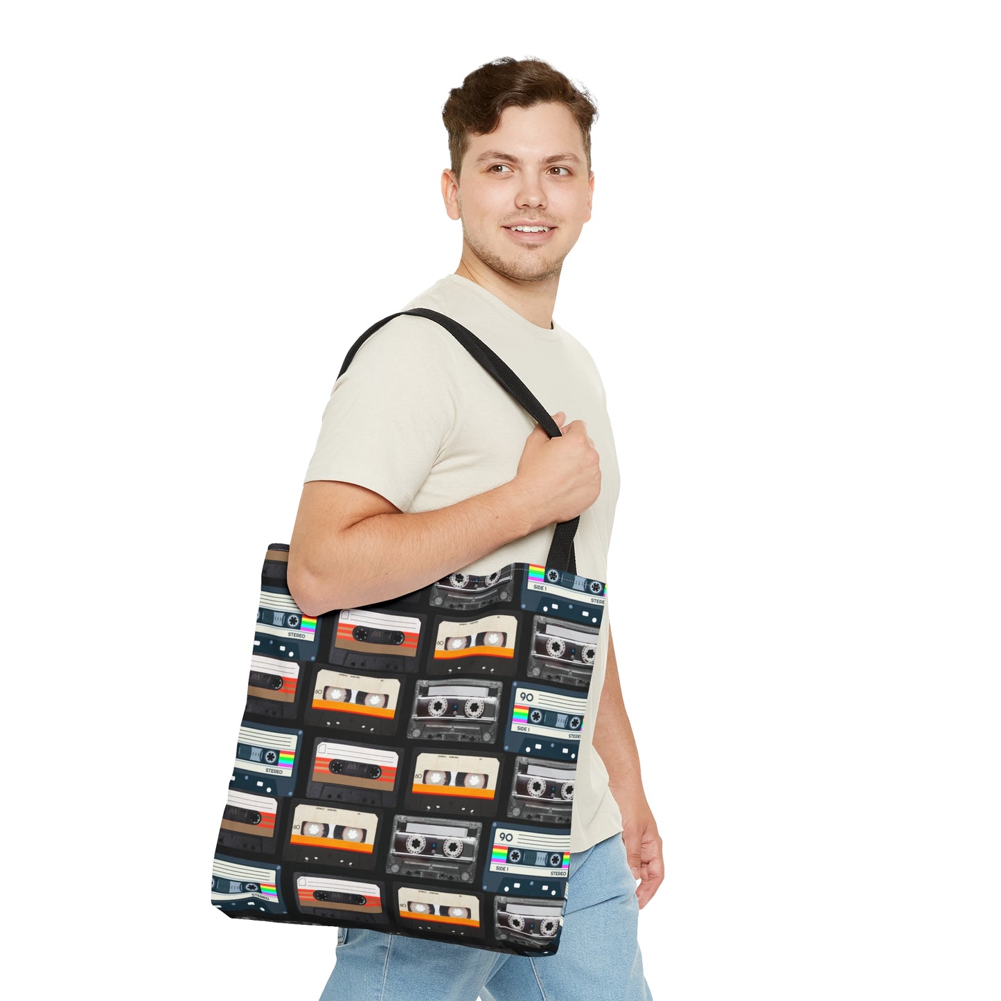 Audio Cassettes Tote Bag - Misfit Marketing Designs