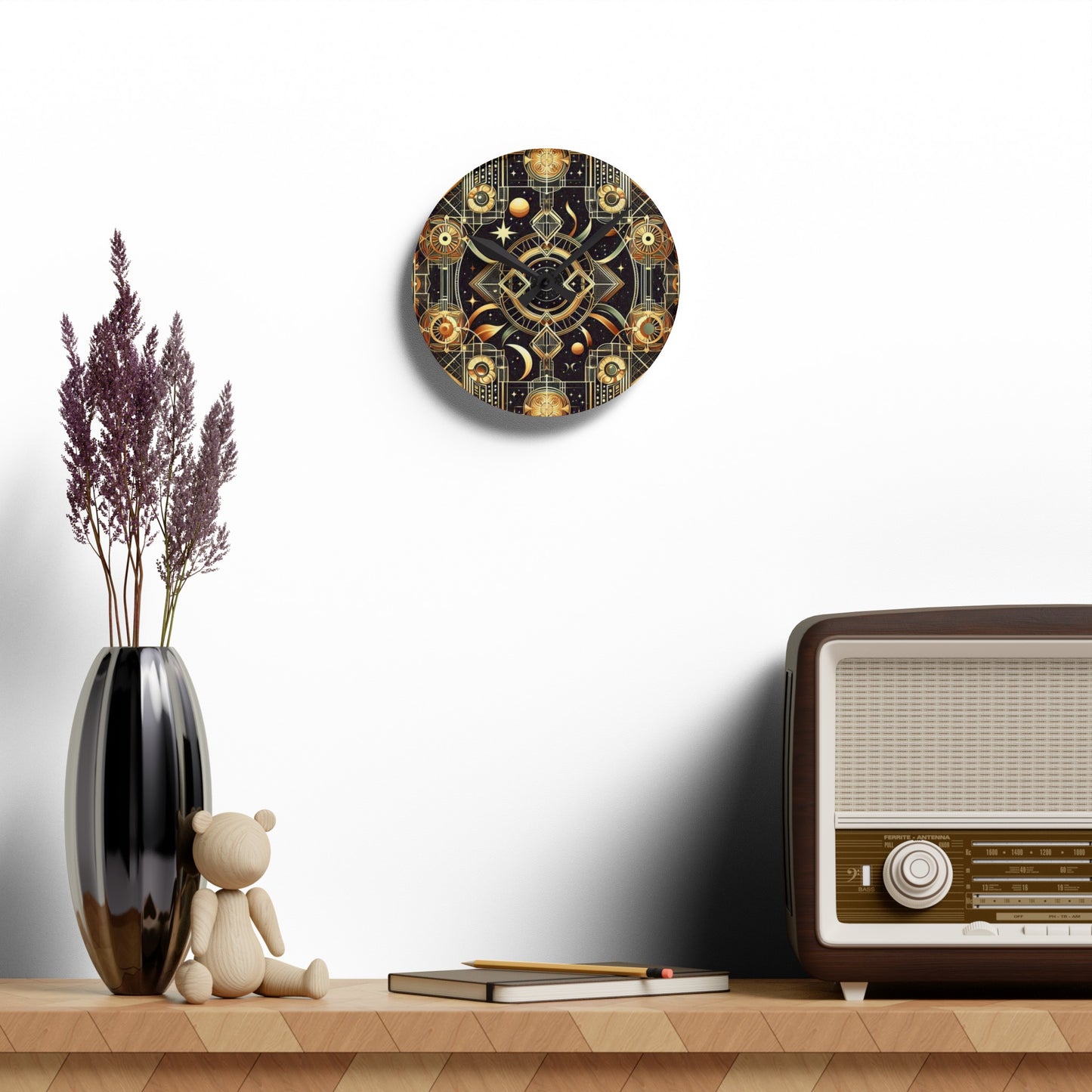 Space and Time Acrylic Wall Clock