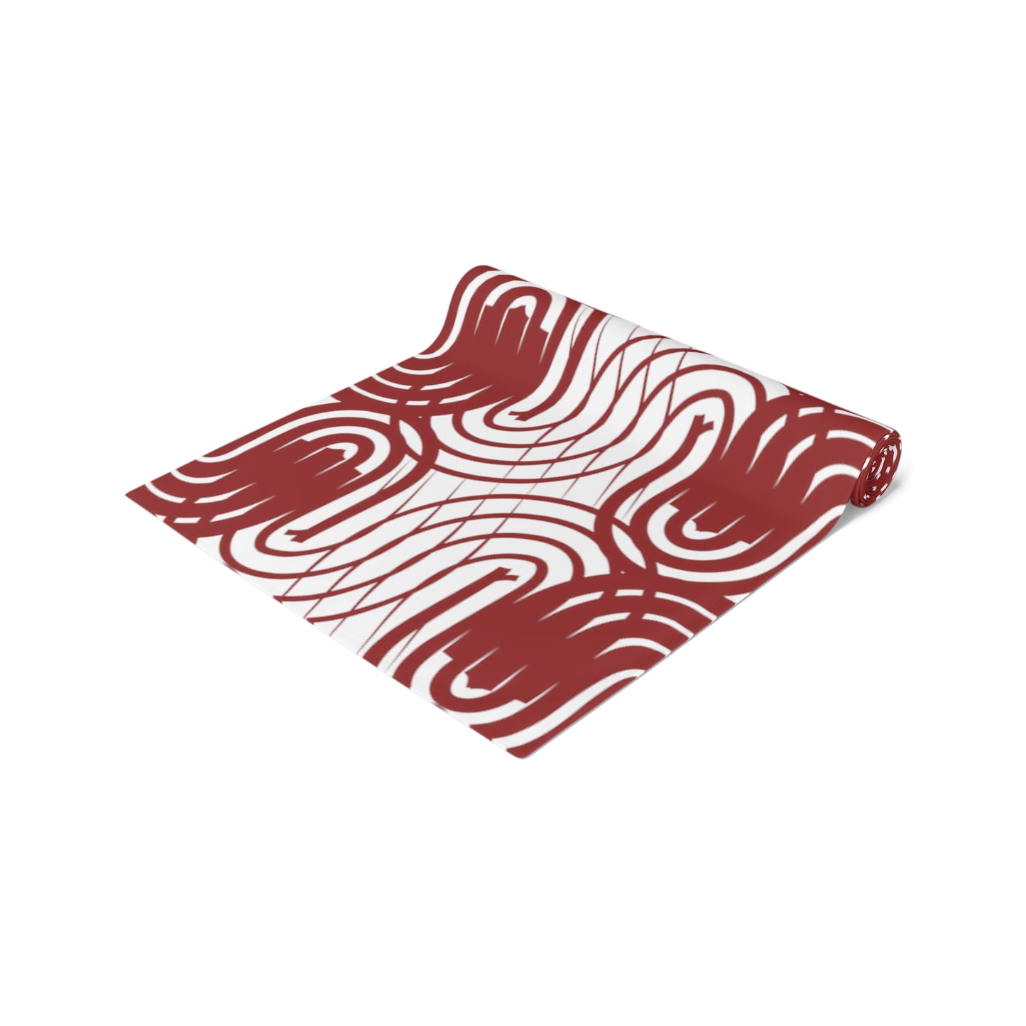 Burgundy Lines Table Runner - Elegant and Stylish - Misfit Marketing Design Studios