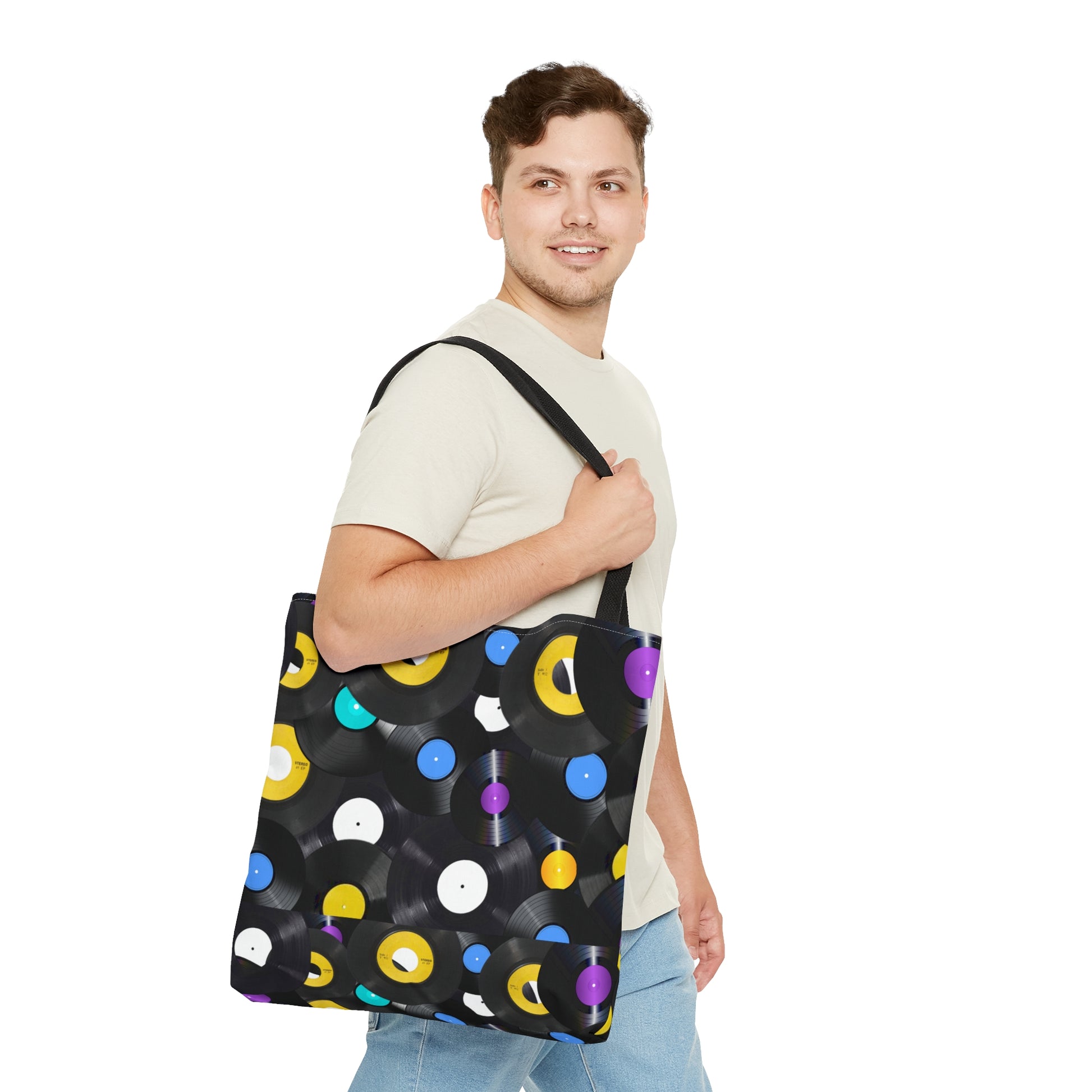 Vinyl Records Tote bag - Misfit Marketing Designs