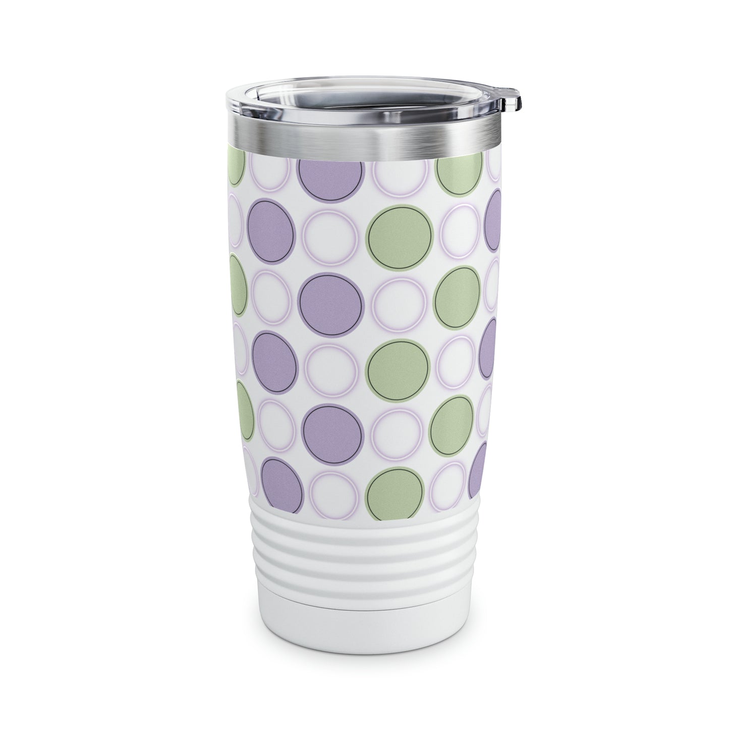 Spring Polka Dot Tumbler - Ringneck Design - Perfect for On-The-Go - Misfit Marketing Design Studios