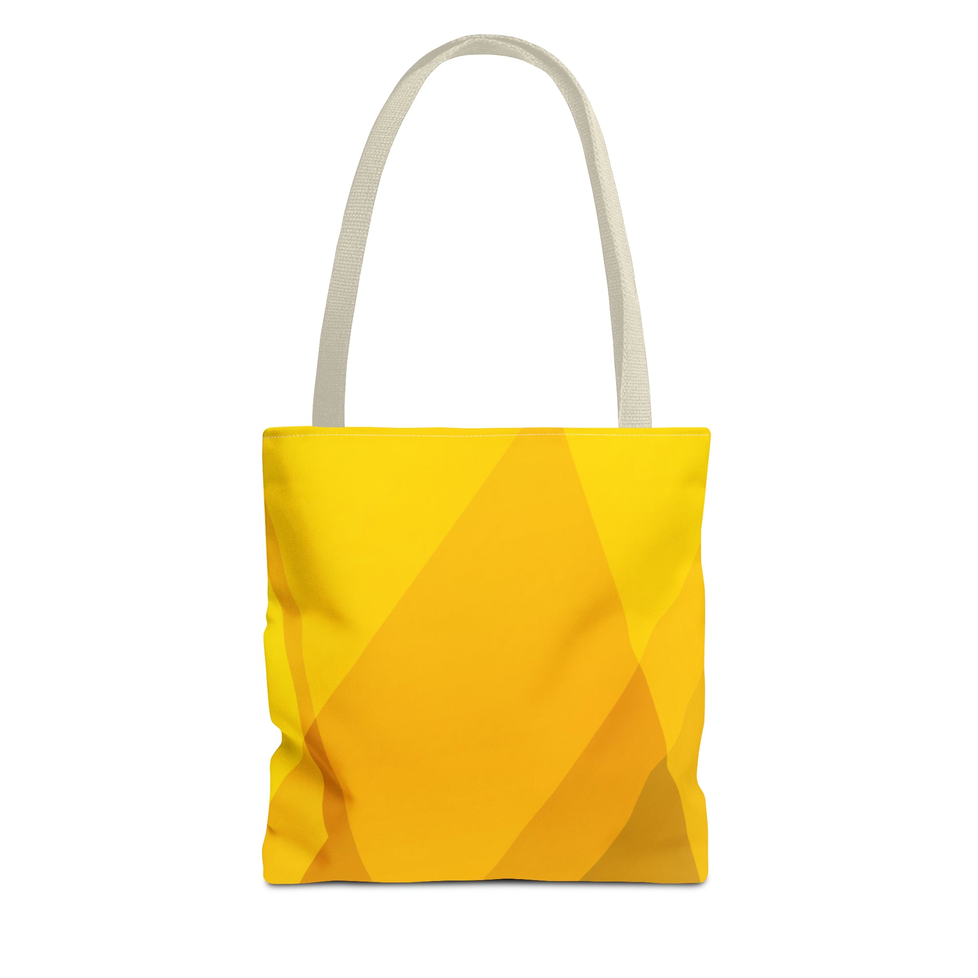 Golden Yellow Abstract Spring Tote - Vibrant Stylish and Perfect for the Season - Misfit Marketing Design Studios