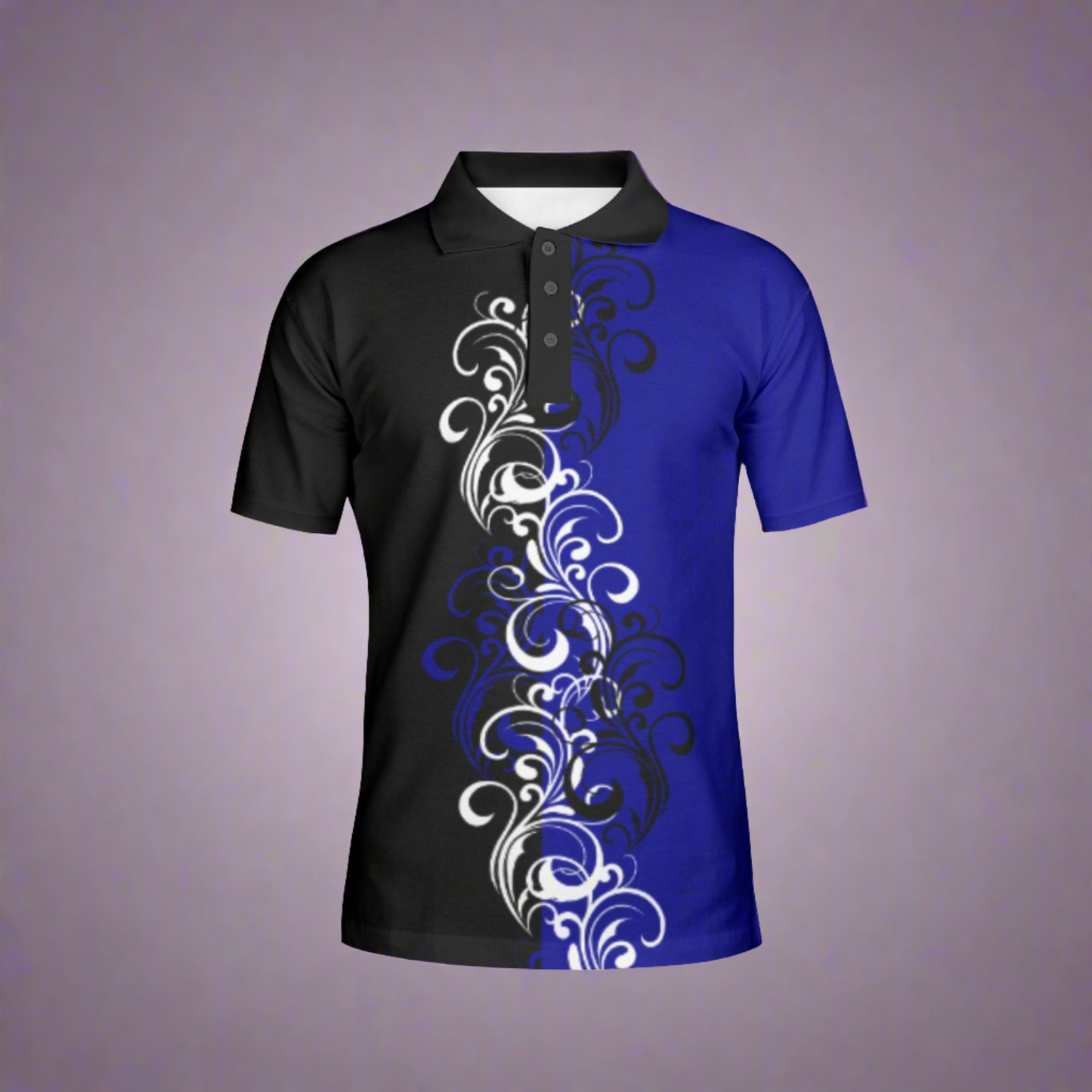 Men's Ebony Blue Polo Shirt