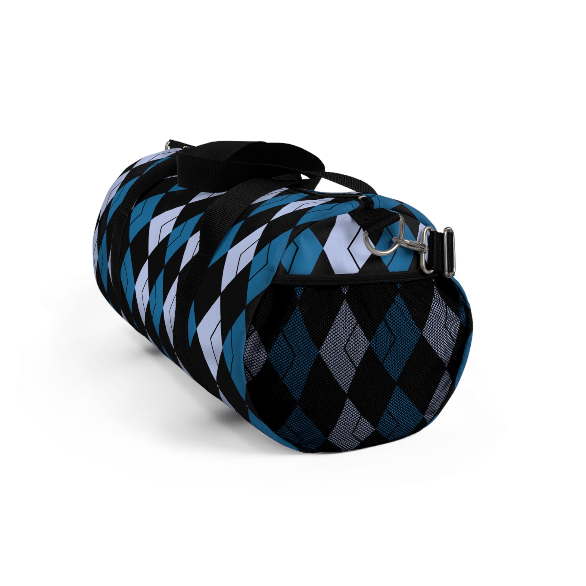 Teal Argyle Duffel Bag - Perfect for Travel and Adventure - Misfit Marketing Design Studios