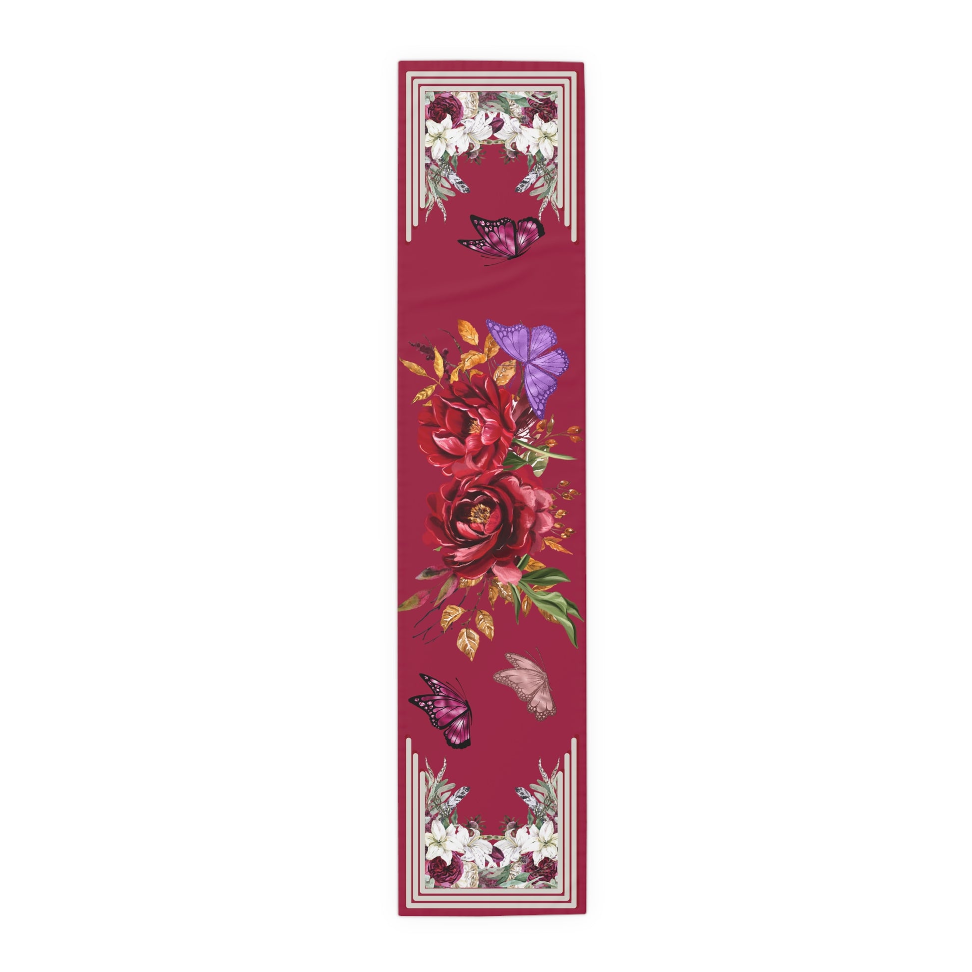 Beautiful Berry Bouquet Table Runner - Perfect for Any Occasion - Misfit Marketing Design Studios