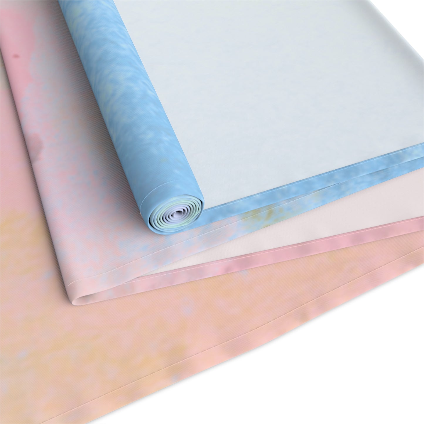 Soft Pastel Abstract Table Runner - Beautiful Home Decor Accessory - Misfit Marketing Design Studios