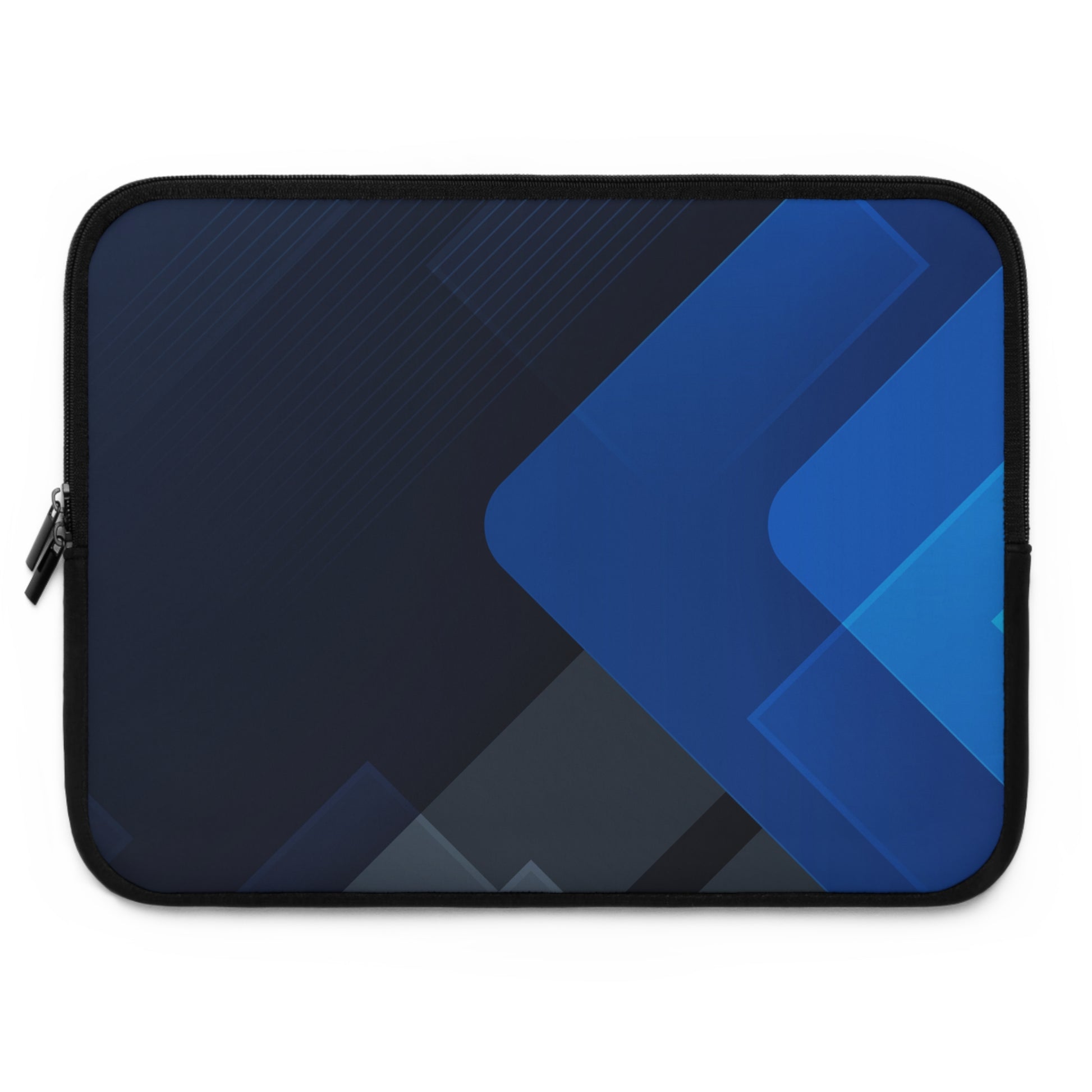 Abstract Dark Blue Laptop Sleeve - Protective and Stylish - Misfit Marketing Design Studios