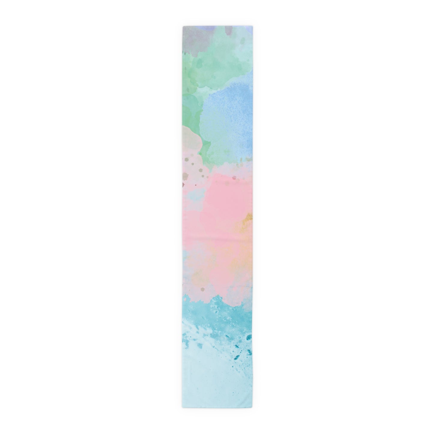 Soft Pastel Abstract Table Runner - Beautiful Home Decor Accessory - Misfit Marketing Design Studios