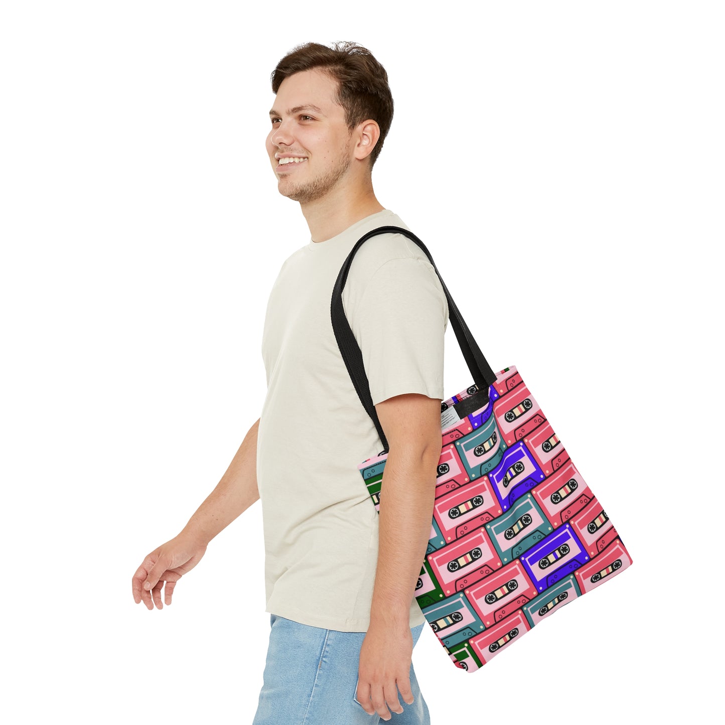 Cassette Tapes Tote Bag - Misfit Marketing Designs