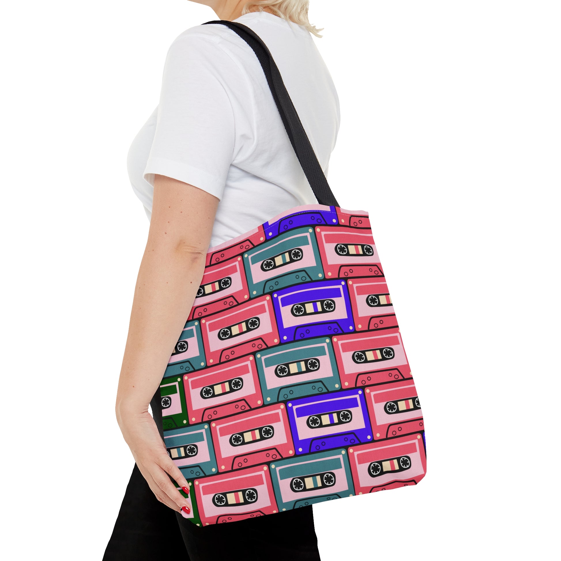 Cassette Tapes Tote Bag - Misfit Marketing Designs