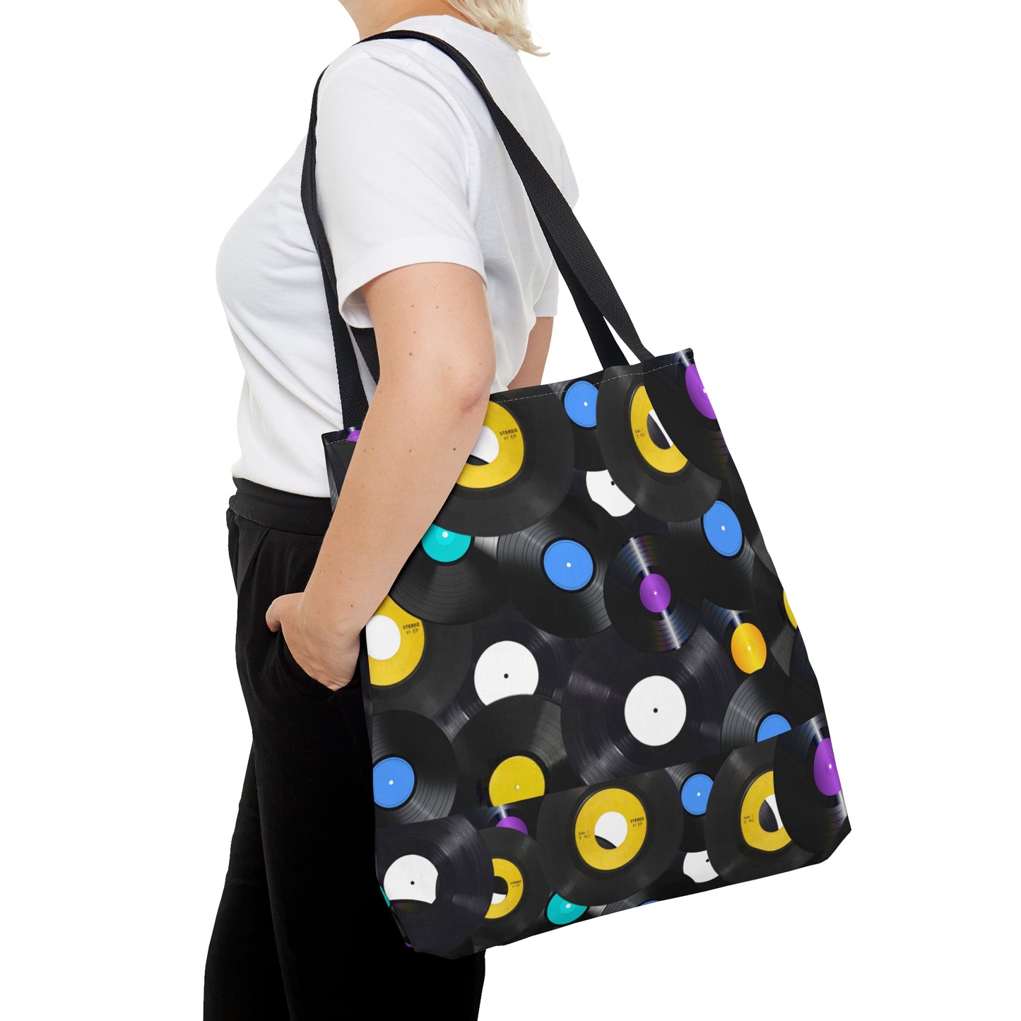 Vinyl Records Tote bag - Misfit Marketing Designs