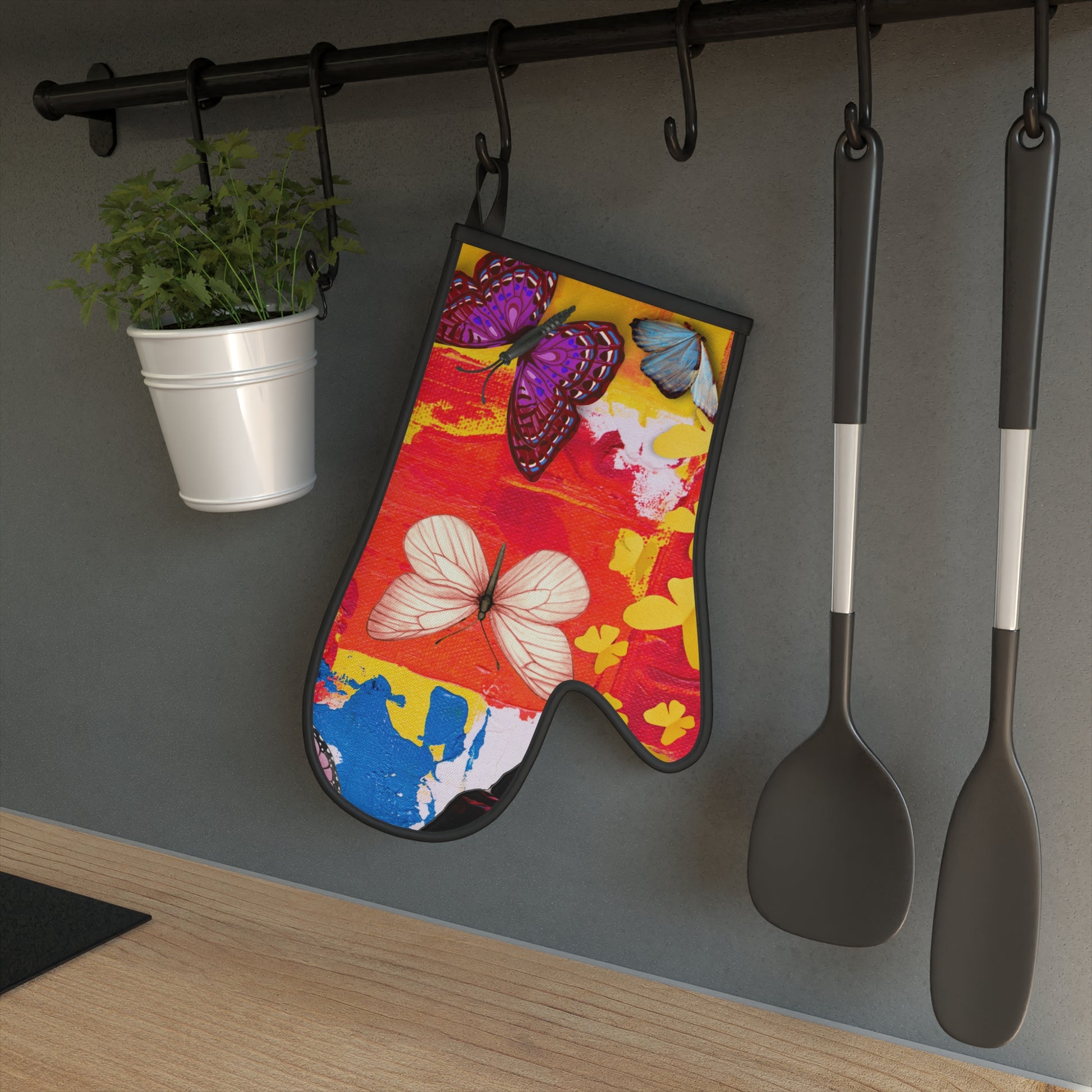 Butterflies and Sunshine Oven Glove - Misfit Marketing Design Studios