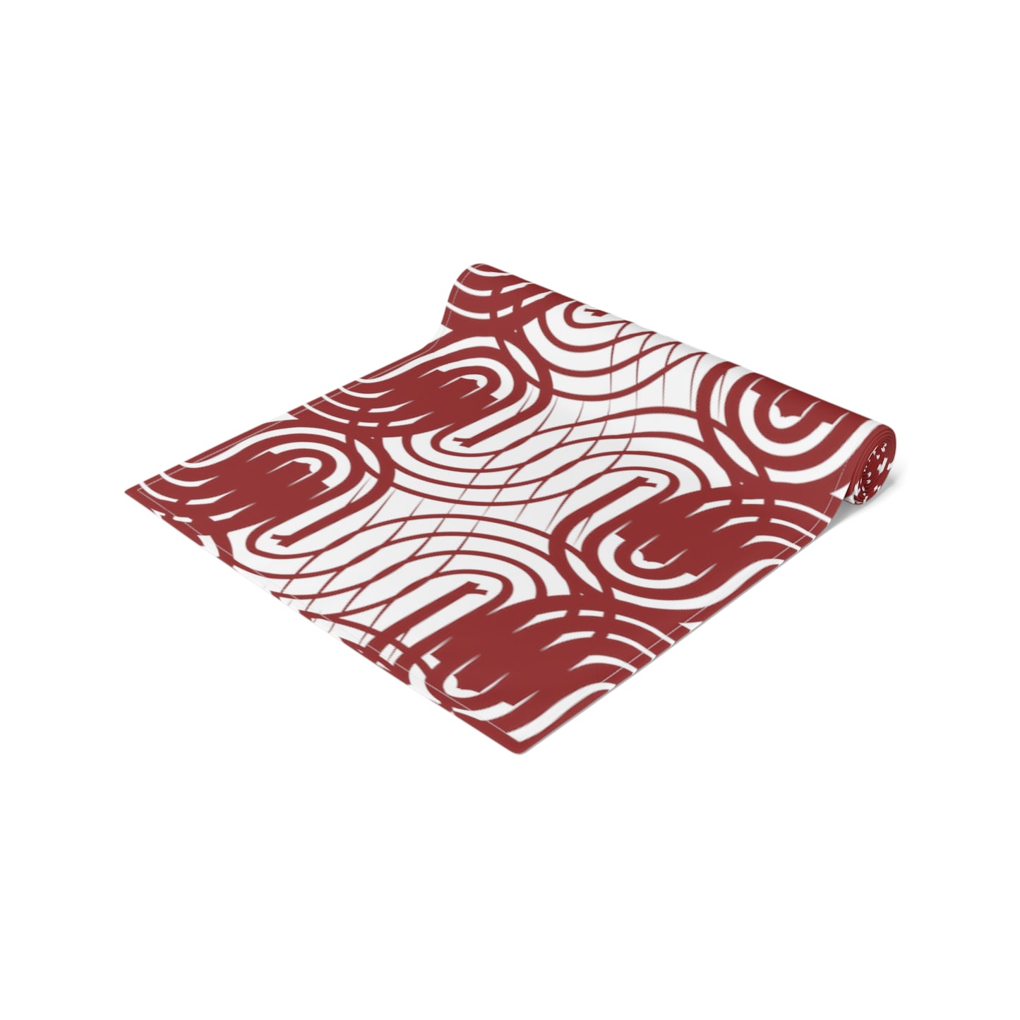 Burgundy Lines Table Runner - Elegant and Stylish - Misfit Marketing Design Studios