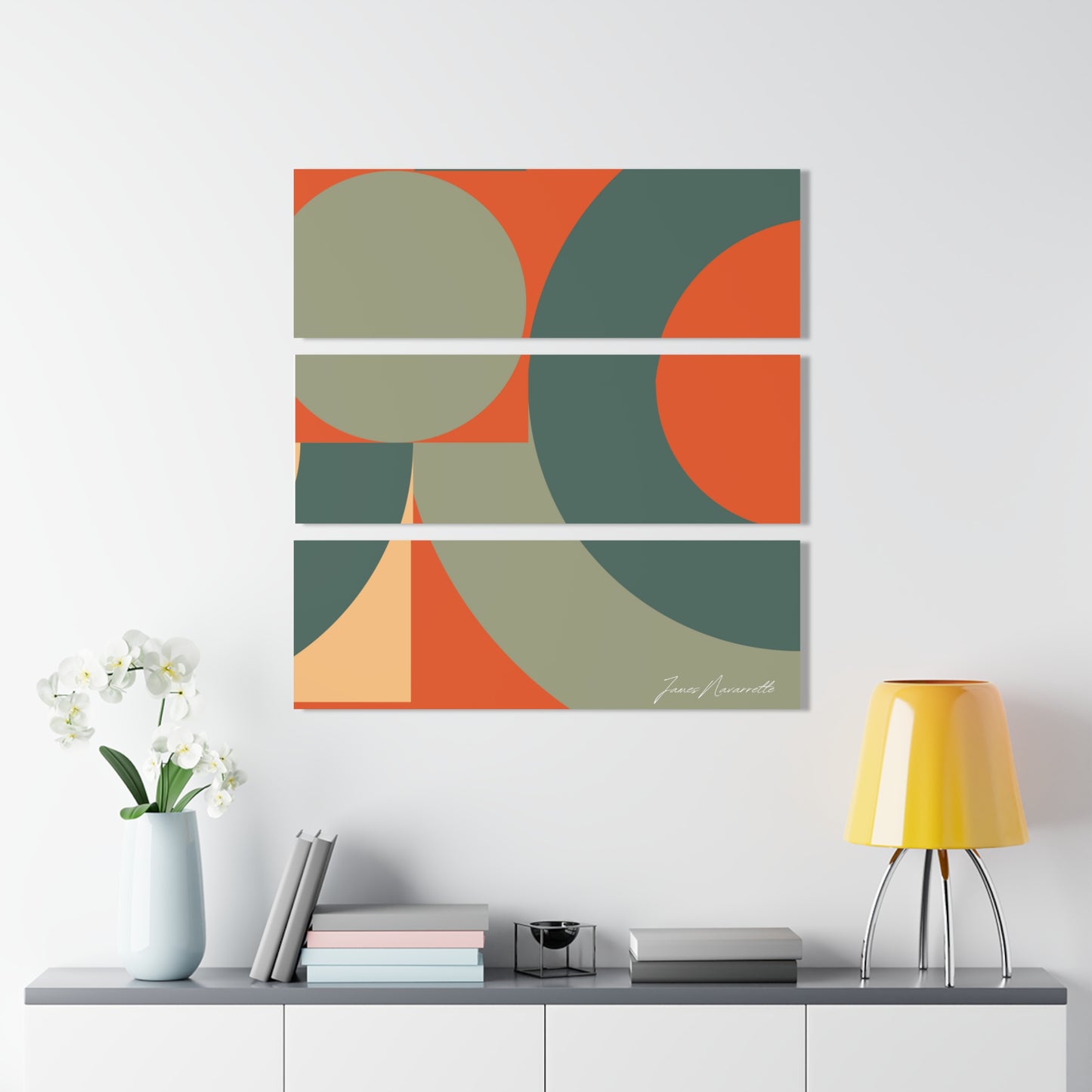 Retro Abstract Acrylic Prints - Modern Art Dcor for Home or Office - Misfit Marketing Design Studios