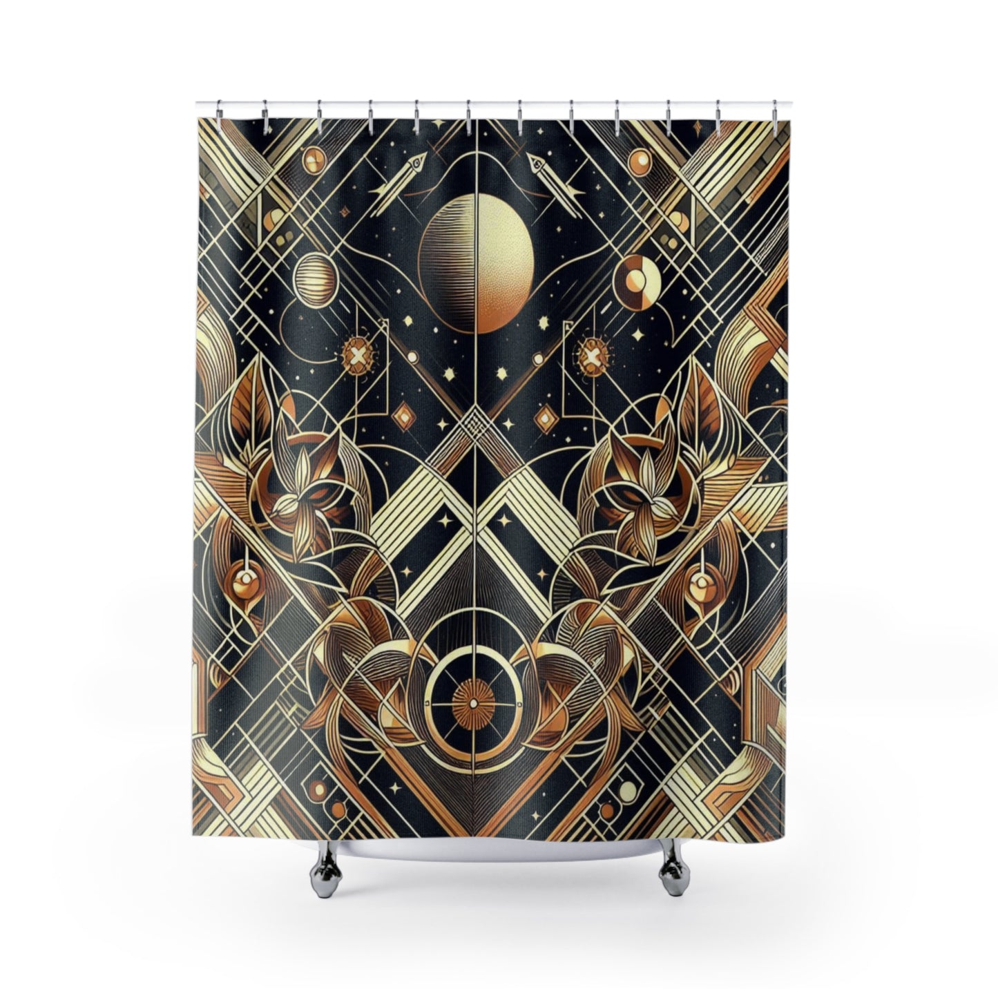 Outer Space Fantasy Shower Curtain