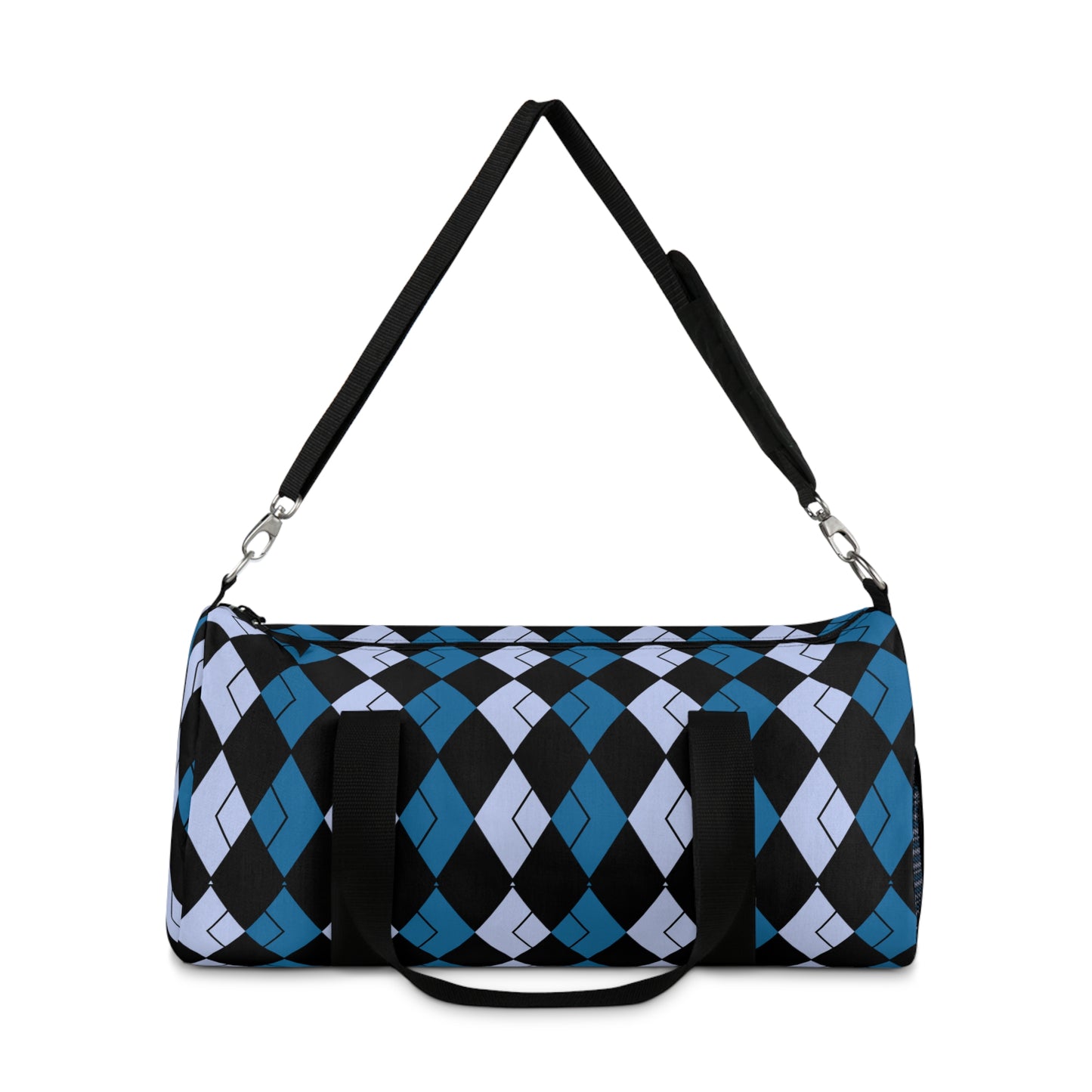 Teal Argyle Duffel Bag - Perfect for Travel and Adventure - Misfit Marketing Design Studios