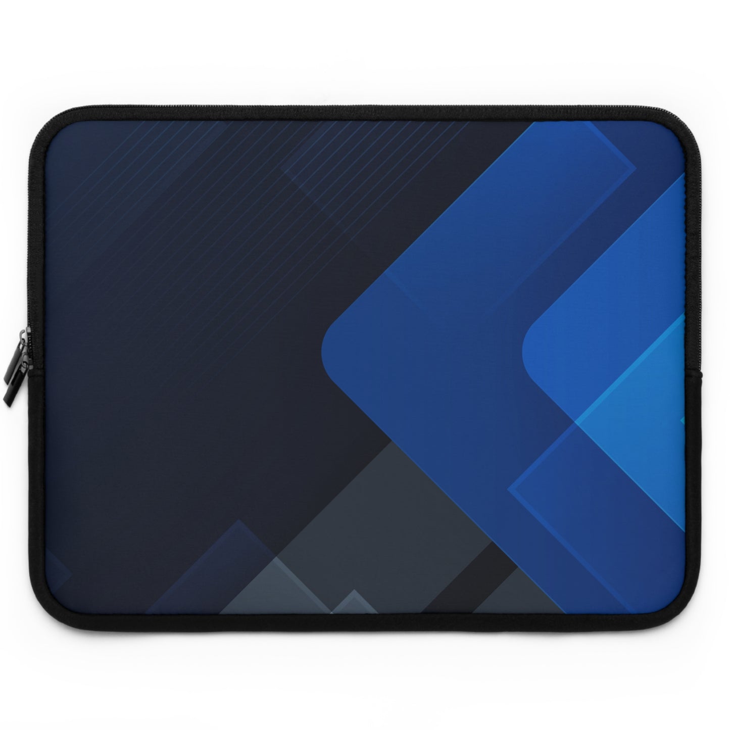 Abstract Dark Blue Laptop Sleeve - Protective and Stylish - Misfit Marketing Design Studios