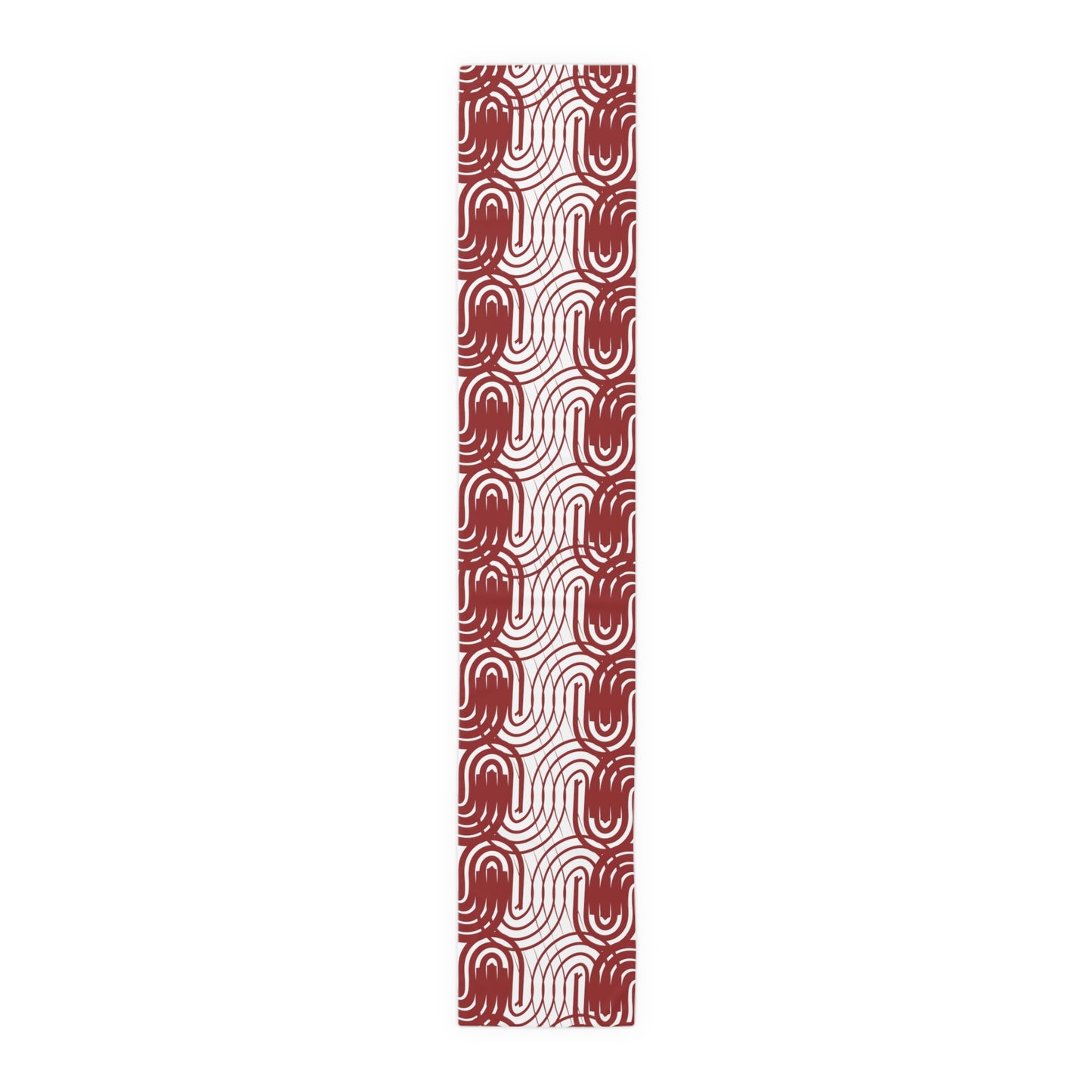 Burgundy Lines Table Runner - Elegant and Stylish - Misfit Marketing Design Studios