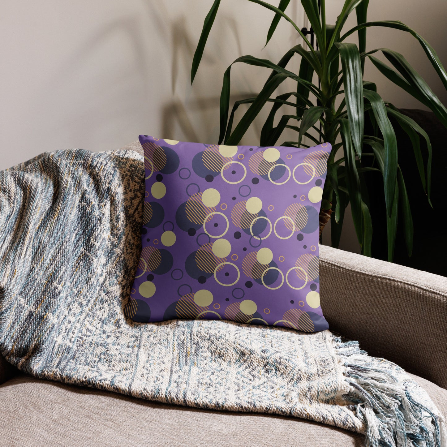 Vibrant Violet Decorative Accent Pillows - Perfect for Adding a Pop of Color to Any Room - Misfit Marketing Design Studios