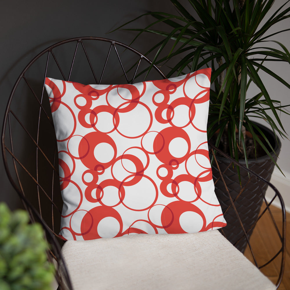 Overlapping Rings Basic Pillow - Misfit Marketing Designs