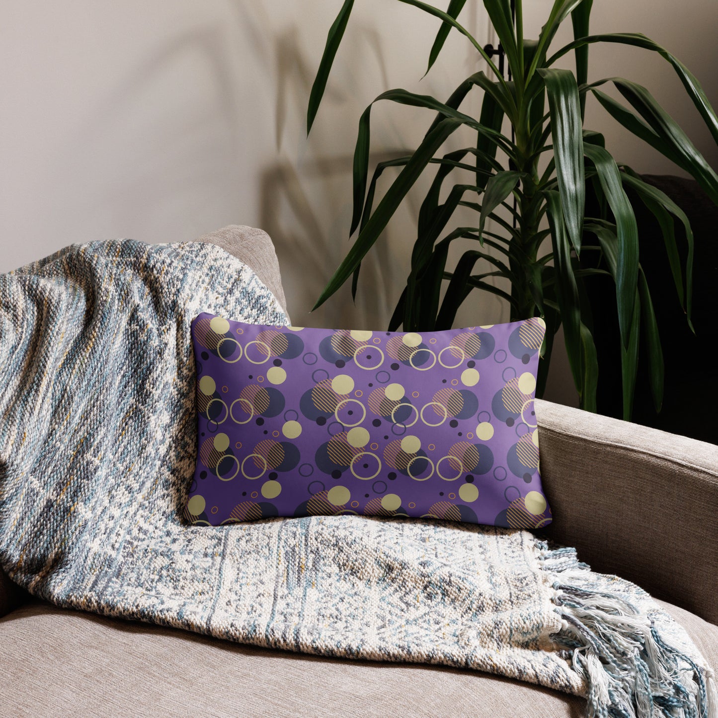 Vibrant Violet Decorative Accent Pillows - Perfect for Adding a Pop of Color to Any Room - Misfit Marketing Design Studios