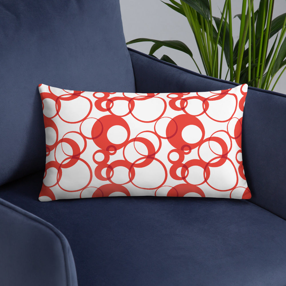 Overlapping Rings Basic Pillow - Misfit Marketing Designs