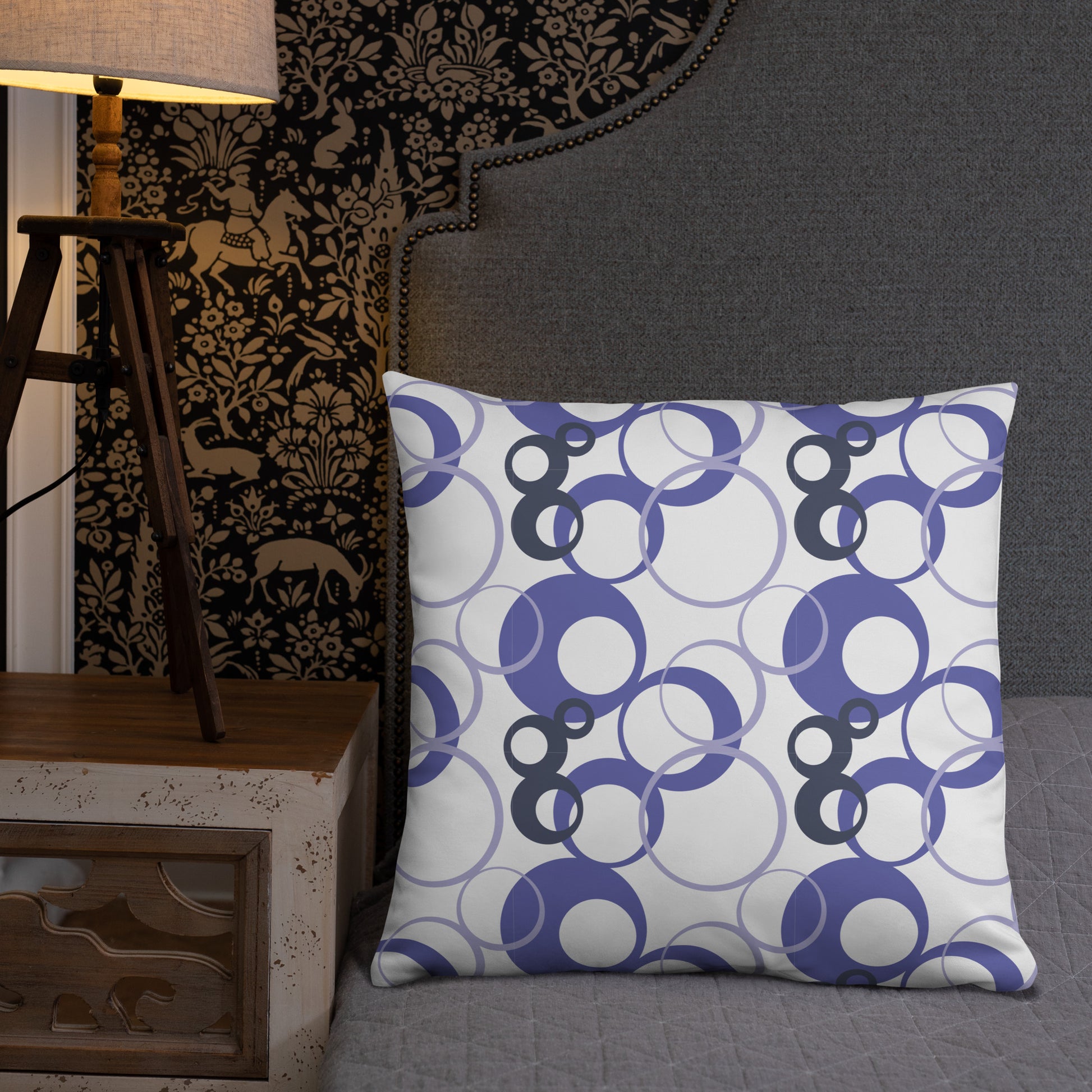 Overlapping Rings Basic Pillow - Misfit Marketing Designs